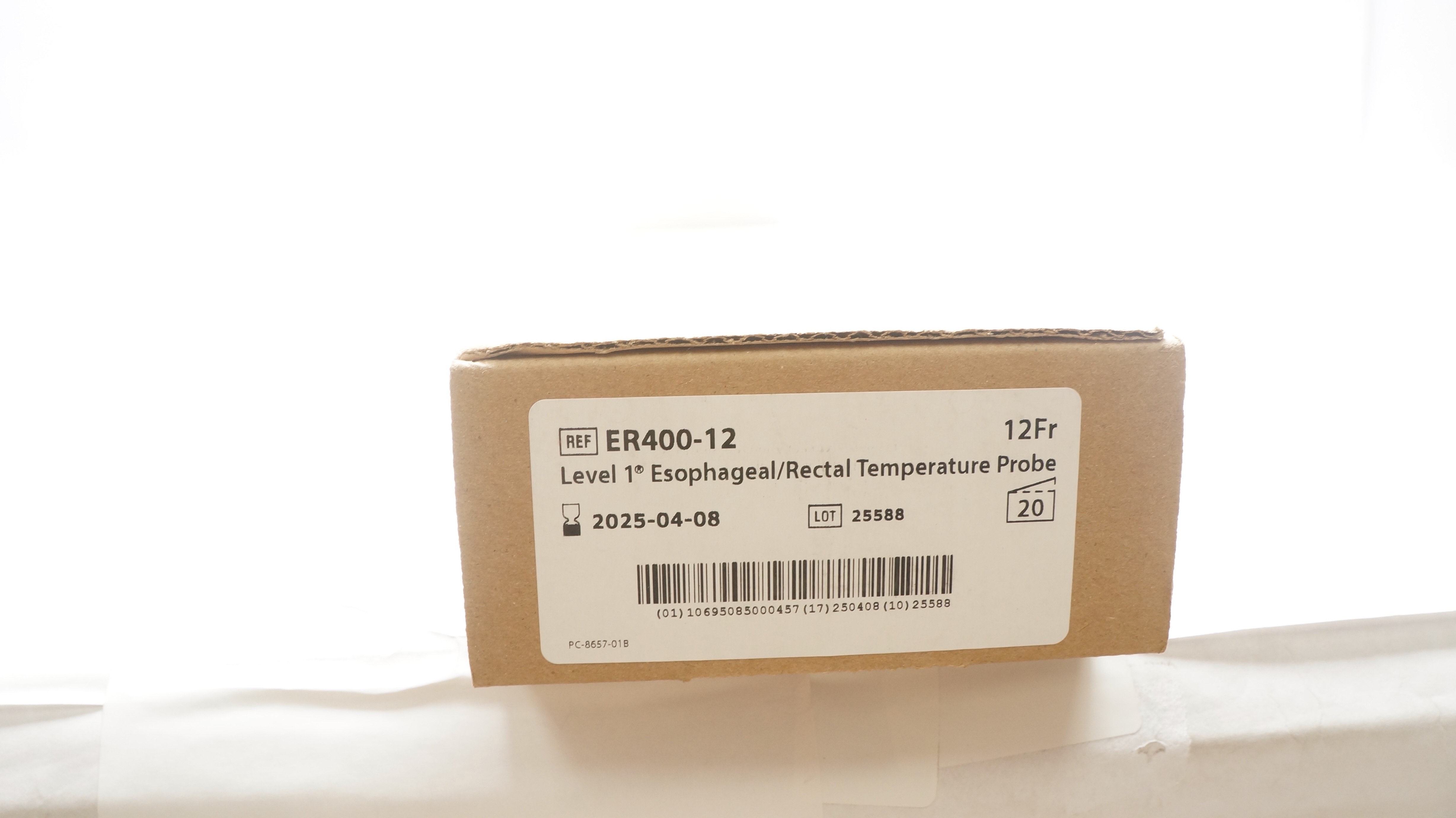 Smiths Medical ER400-12 Level1 Esophageal/Rectal Temperature Probe 12Fr-Box of 20