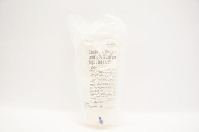 Baxter 2B2074 Lactated Ringer's & 5% Dextrose Injection USP 1000ml