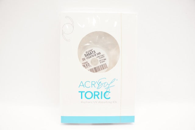Alcon SA6AT3 ACRYSof Aspheric Toric IOL 26.0D Length 13.0mm, Optic 6.0mm (x)
