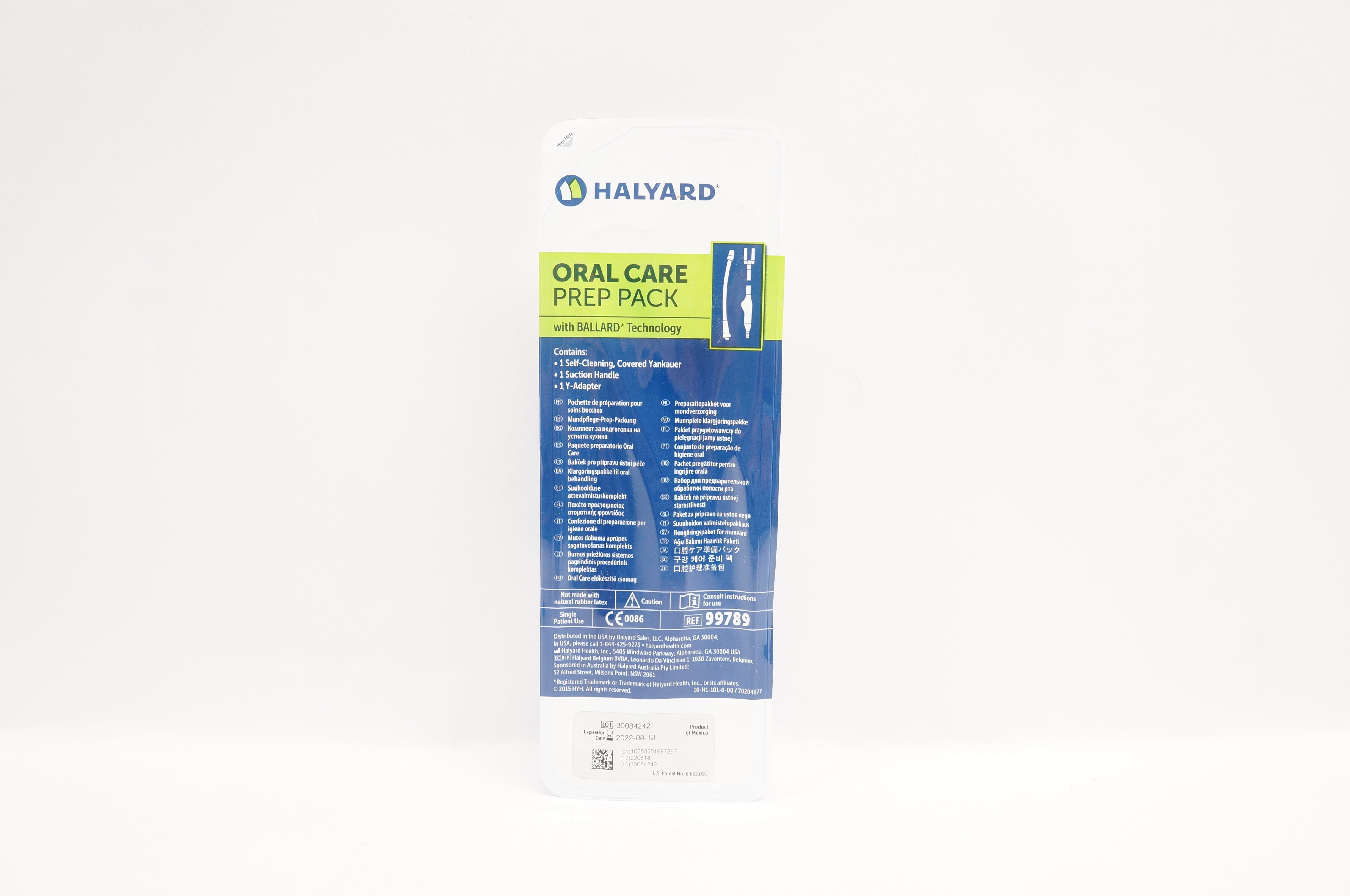 Halyard 99789 Oral Care Prep Pack With Ballard Technology