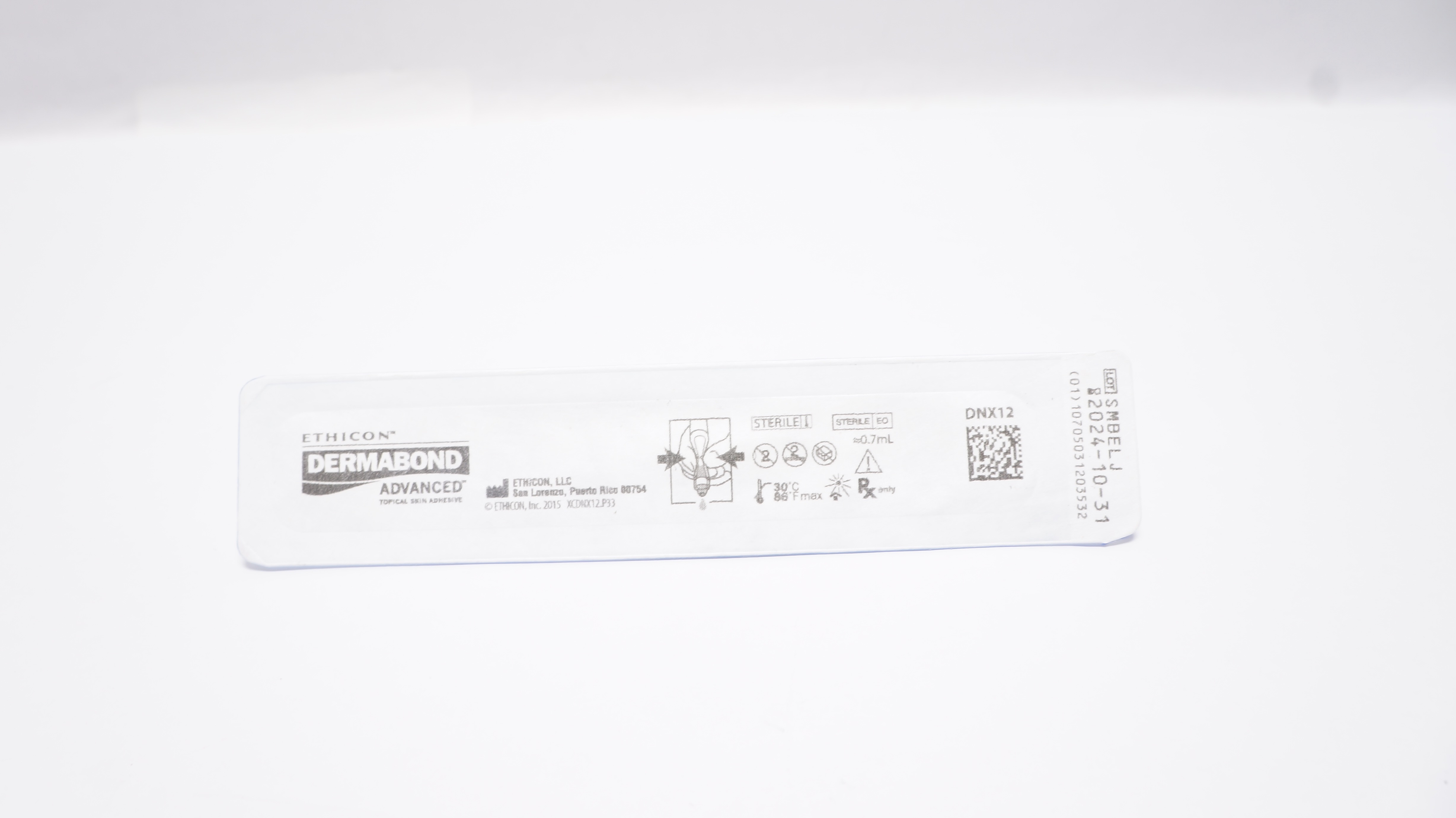 Ethicon DNX12 Dermabond Advanced Topical Skin Adhesive 0.7mL