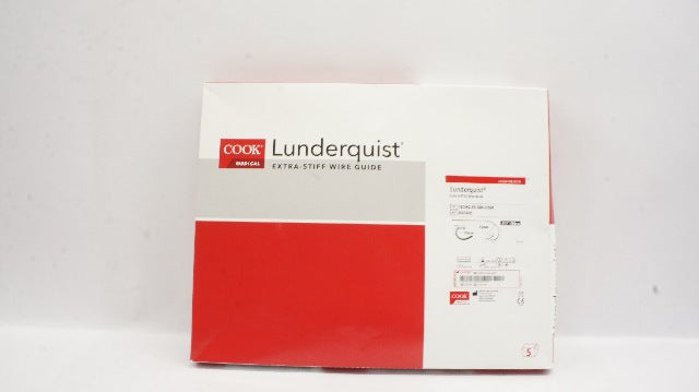 Lunderquist R7 Cook Medical G45408 Lunderquist Extra Stiff DC Wire Guide - Box of 5