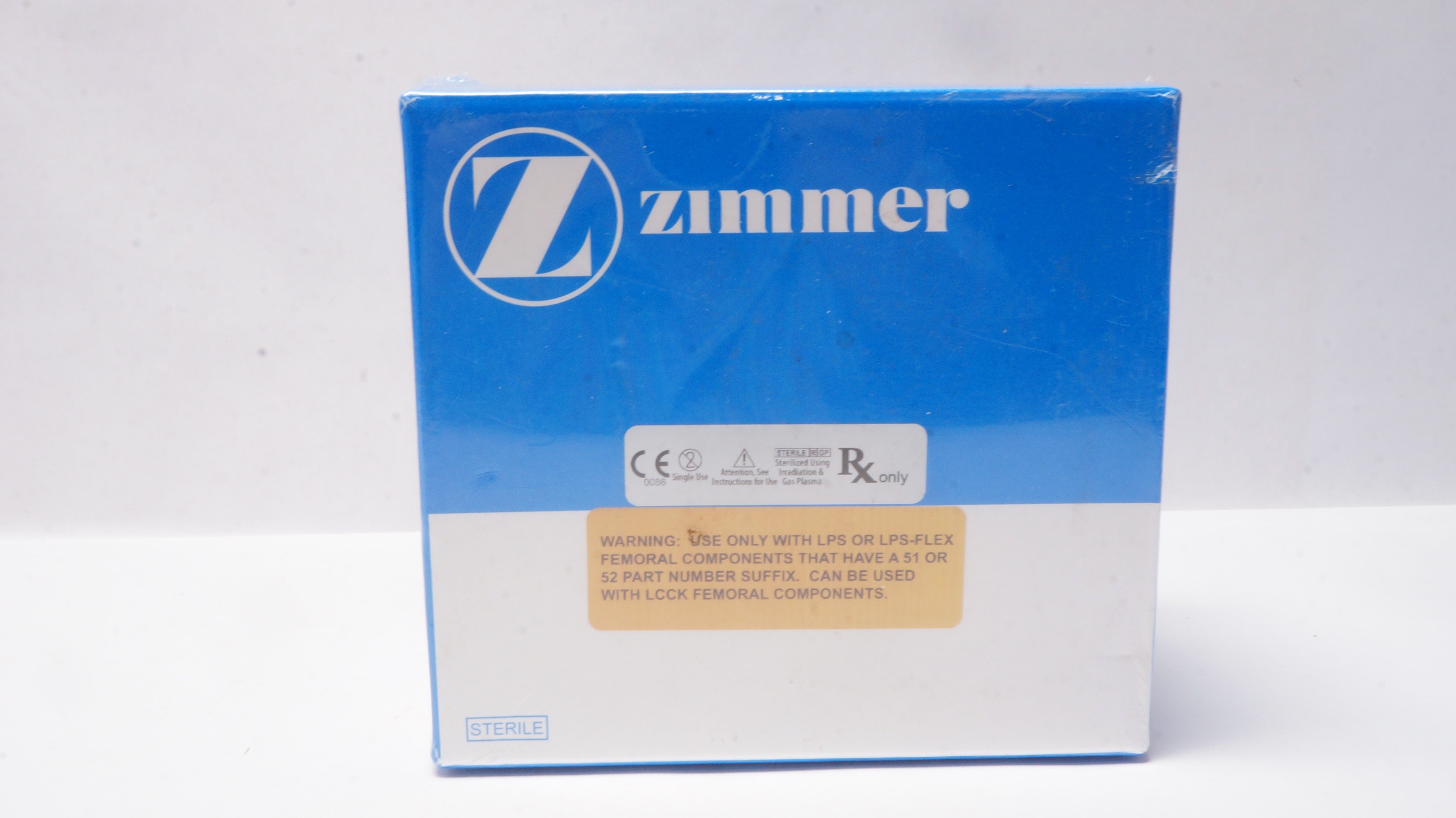 Zimmer 5962-22-17 Prolong Polyethylene Articular Surface Size C/D 17mm (x)