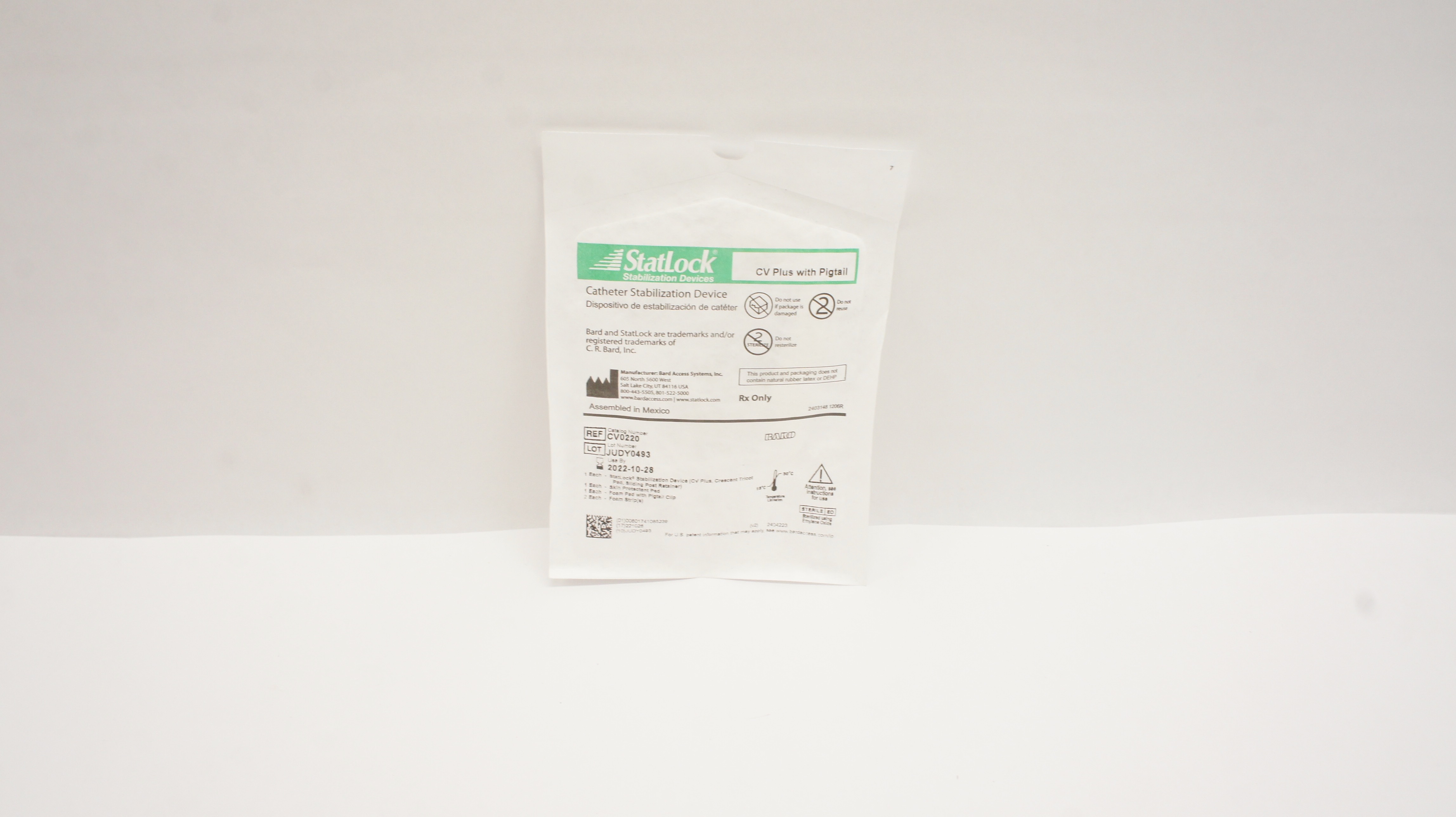 Bard CV0220 StatLock Cath. Stabilization Device (x)