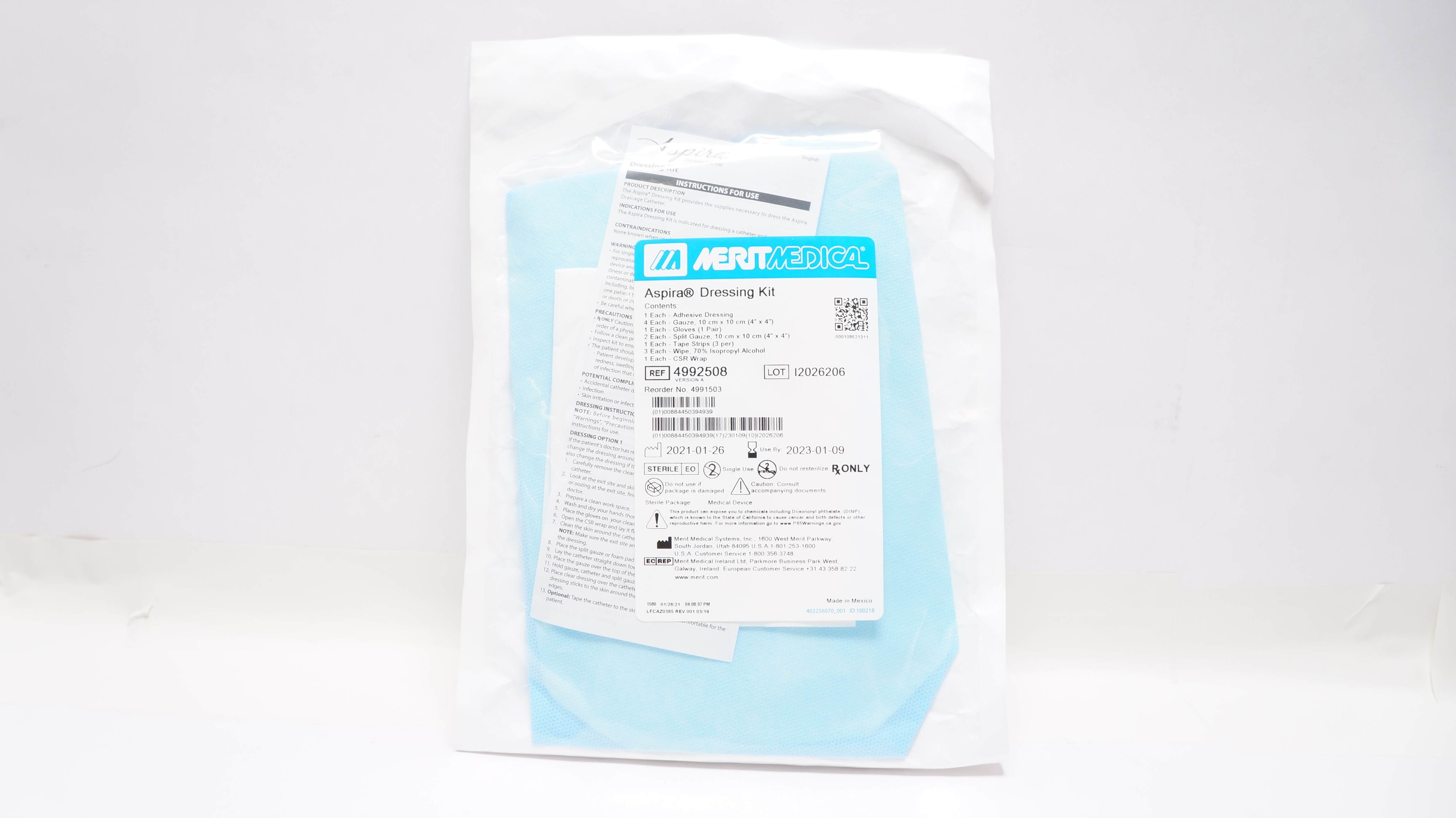 MeritMedical 4992508 Aspira Drainage Kit 1L (x)