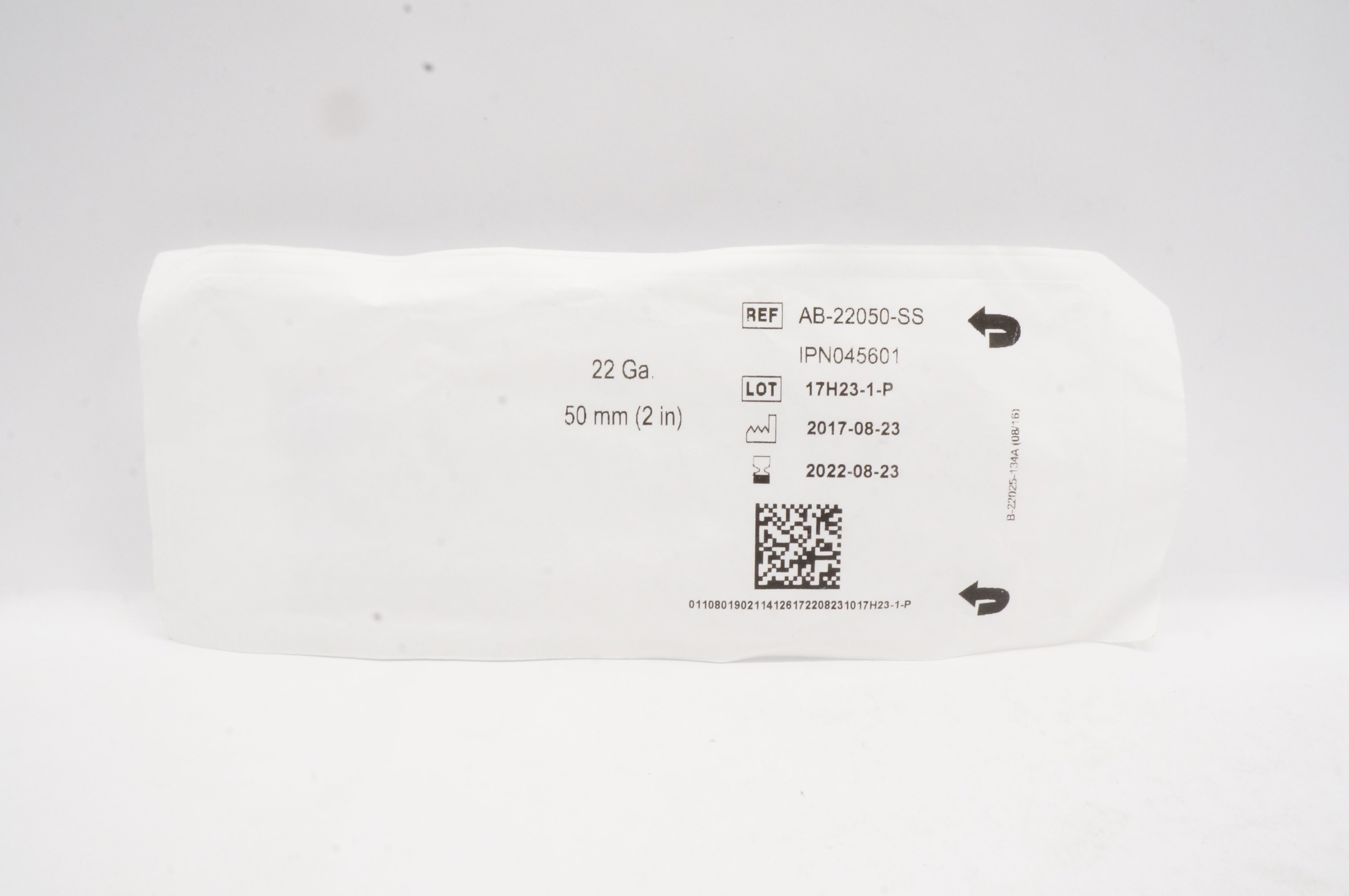 Teleflex AB-22050-SS Arrow Insulated Peripheral Nerve Block Ndle. 22Ga x 2inch