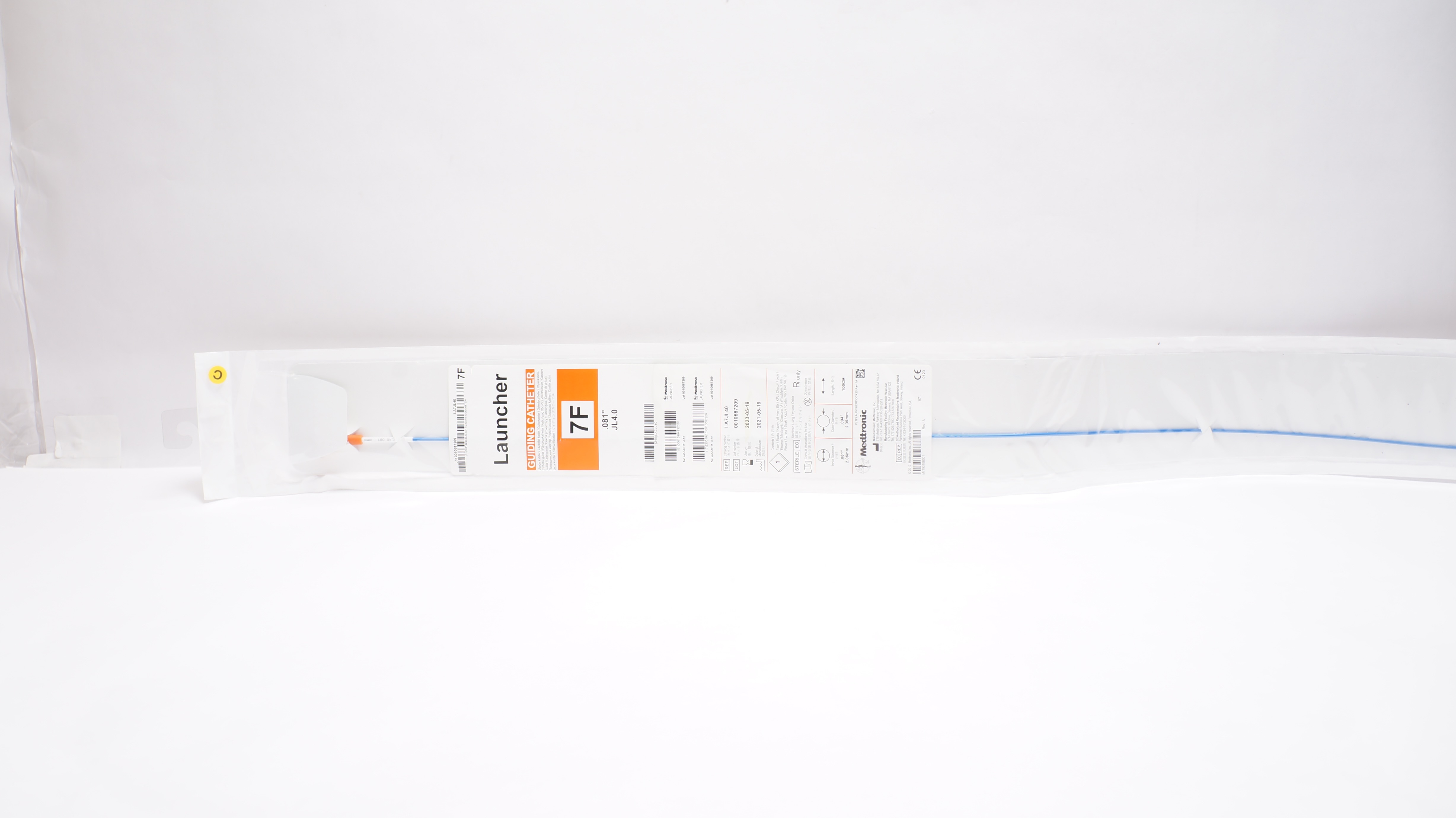 Medtronic LA7JL40 Launcher Guiding Cath. 7F, JL4.0 .081inch (x)