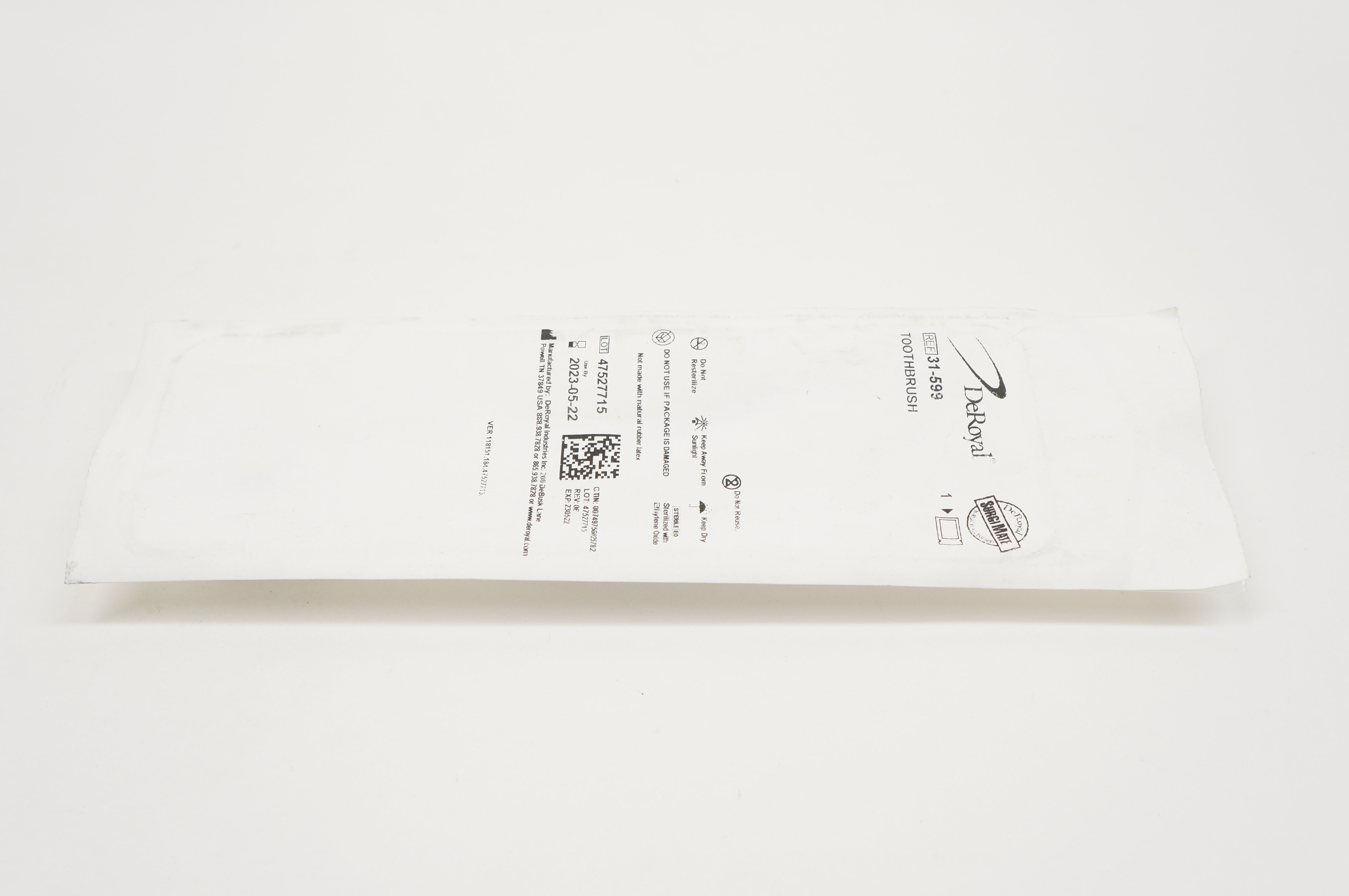 DeRoyal 31-599 Tooth Brush