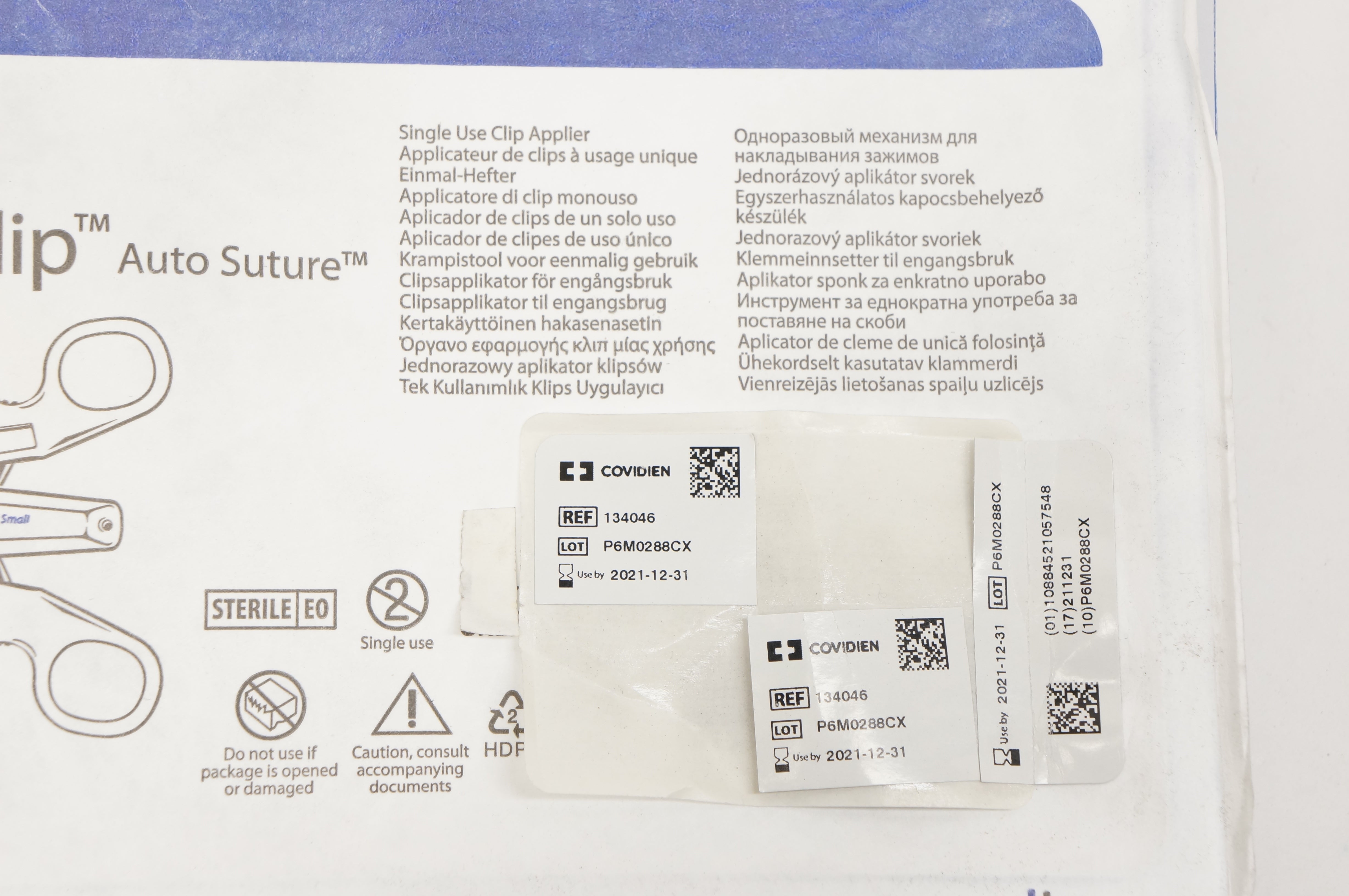 K♢021 Mac2021 Covidien 134046 Premium Surgiclip, Clip Applier, 9inch Small