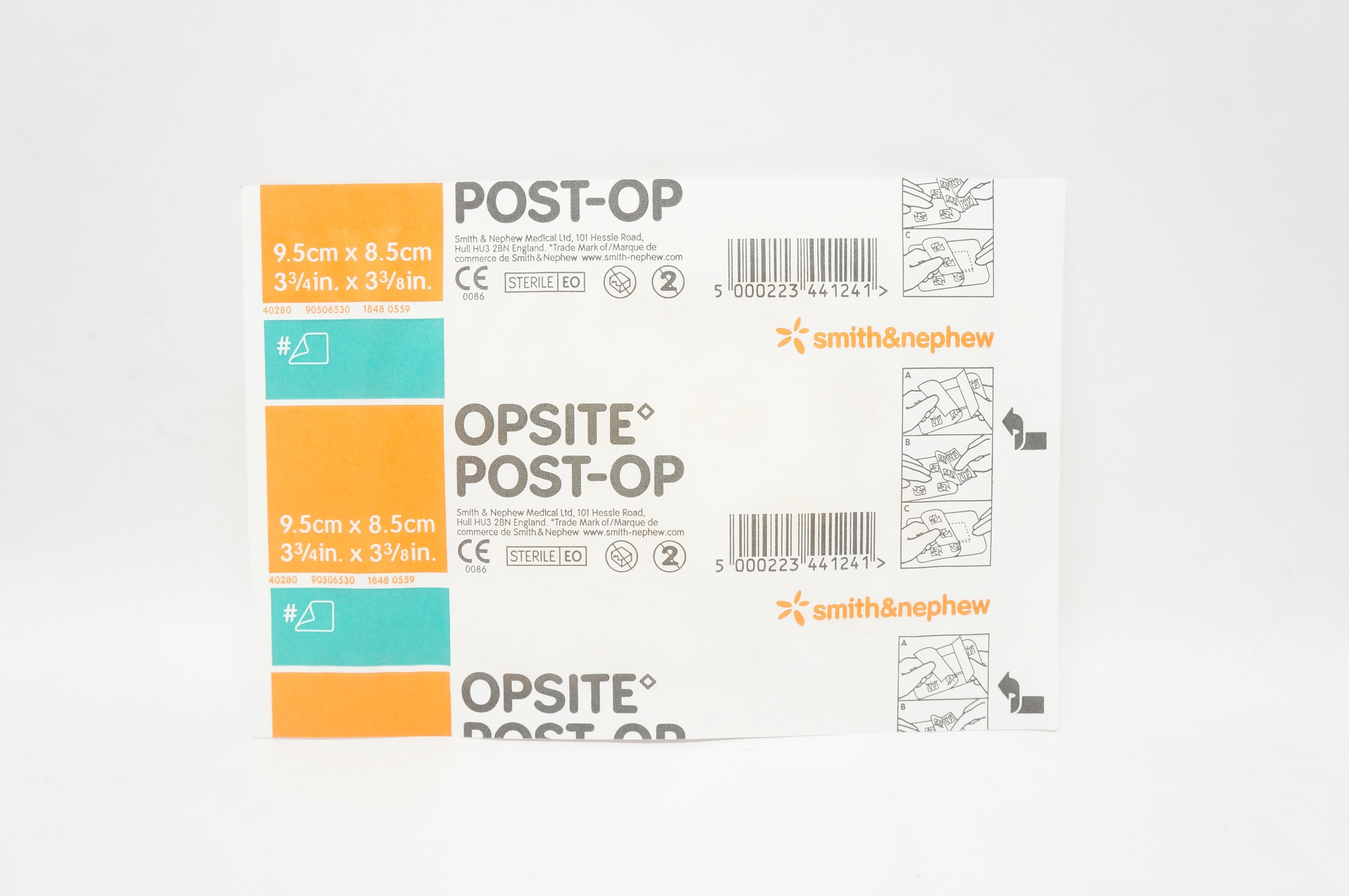 Smith&Nephew 66000709 OPSITE POST-OP 3-3/4inch x 3-3/8inch (x)
