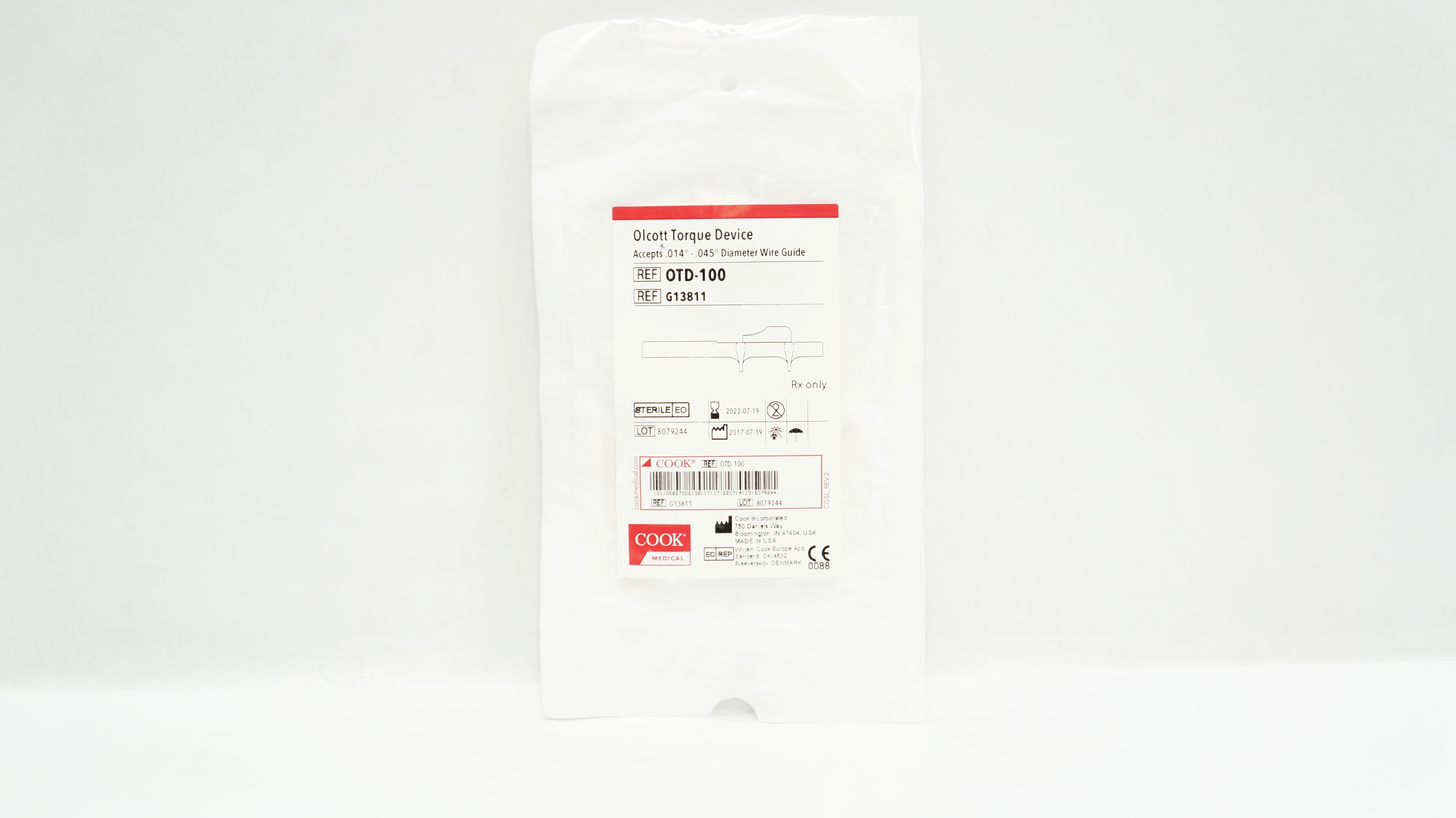 Cook Medical G13811 Olcott Torque Device (x)