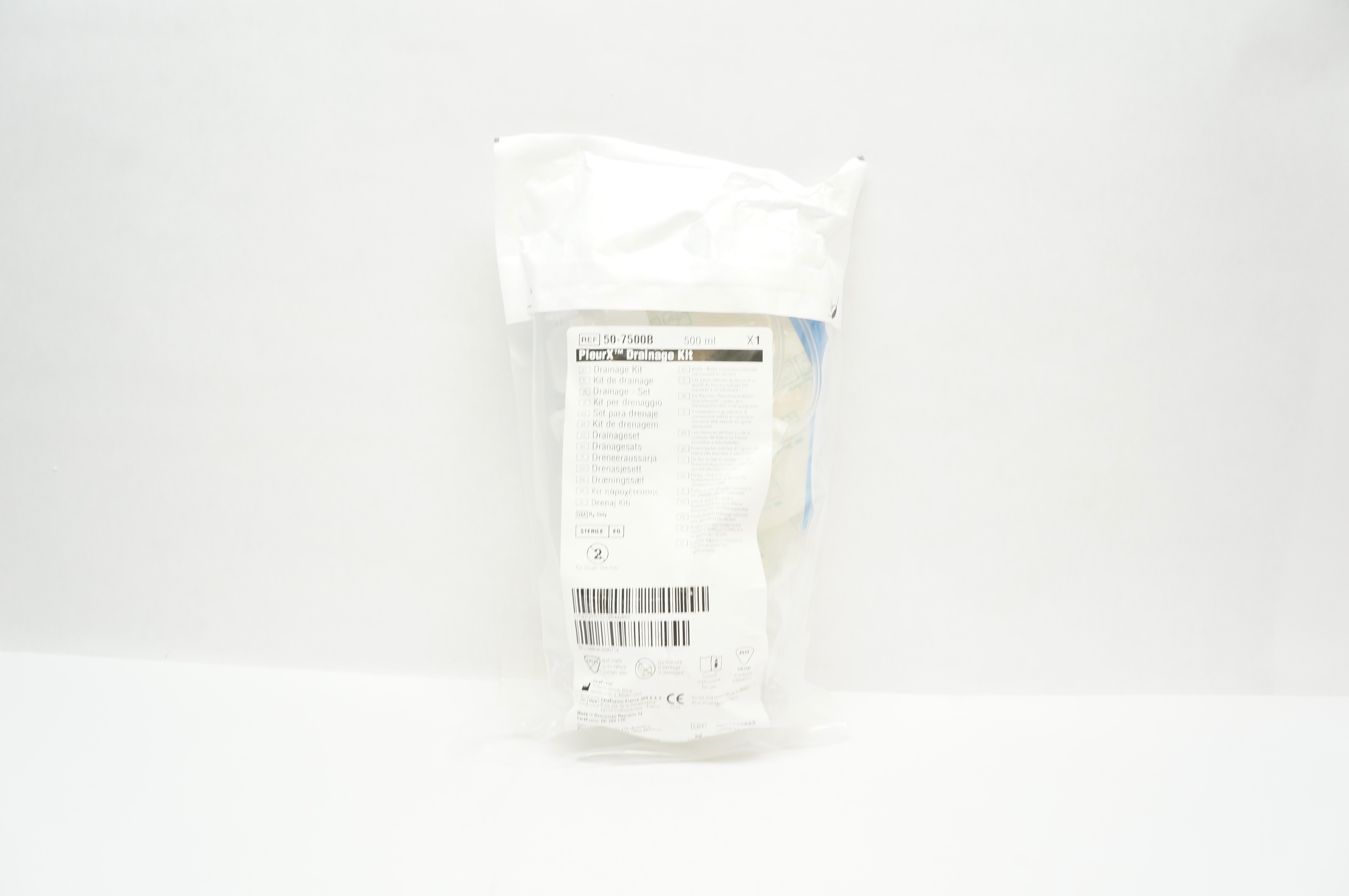 CareFusion 50-7500B PleurX Drainage Kit 500ml