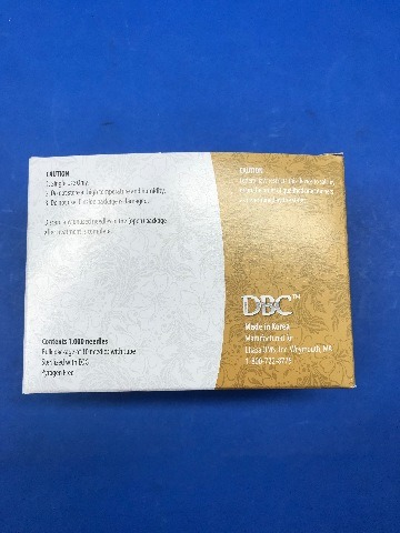 DBC DB1 Spring Ten Sterile Acupuncture Ndles W/Guide Tube 0.16 x 30 ...