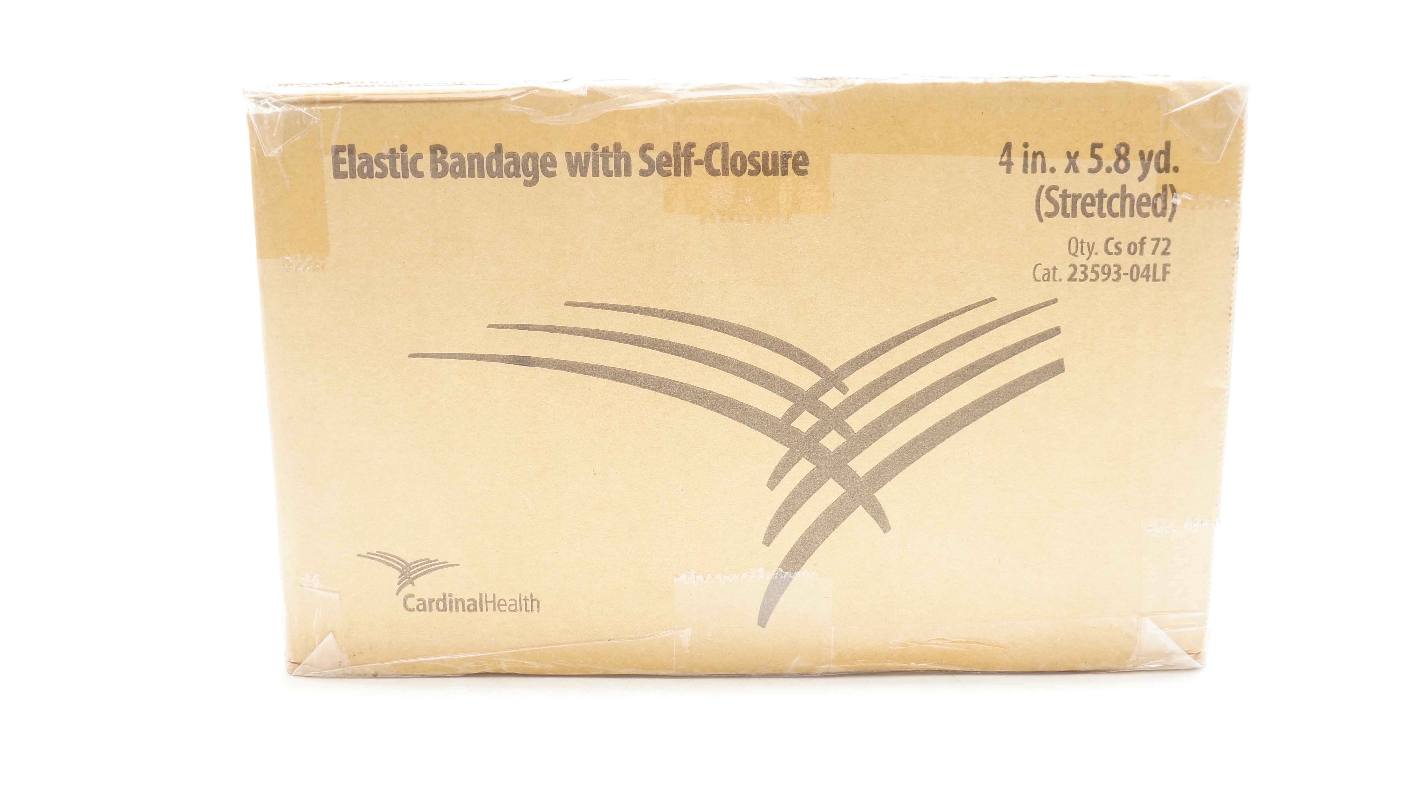 Cardinal Health 23593-04LF Elastic Bandage W/Self-Closure 4In x 5.8Yd- Box of 72