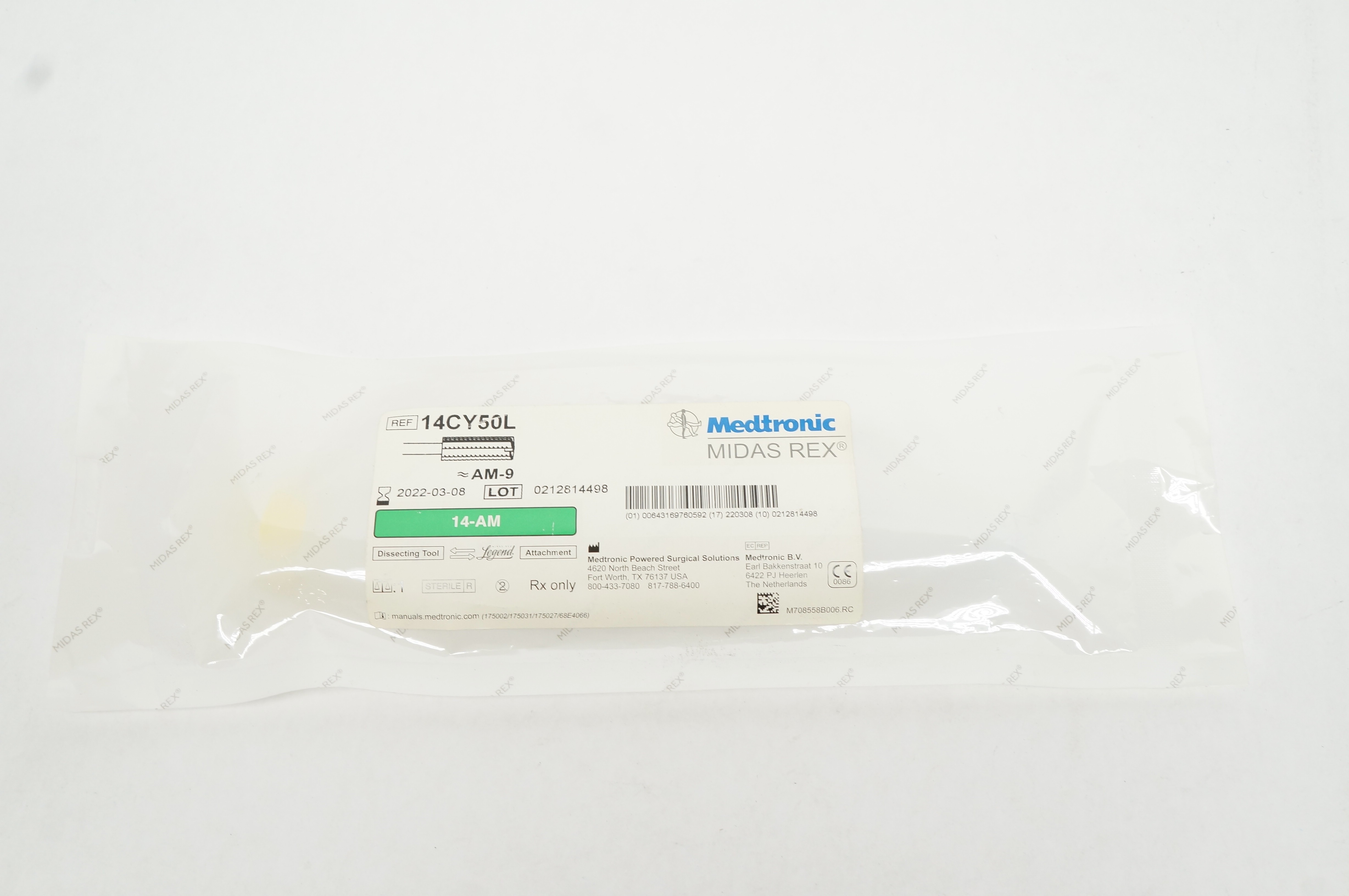 Medtronic 14CY50L Midas Rex 14-AM Dissacting Tool AM- (x)