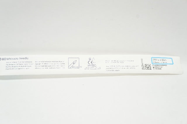 BD 409442 Whitcare Pencil Point Spinal Ndle 25Ga 4.69inch