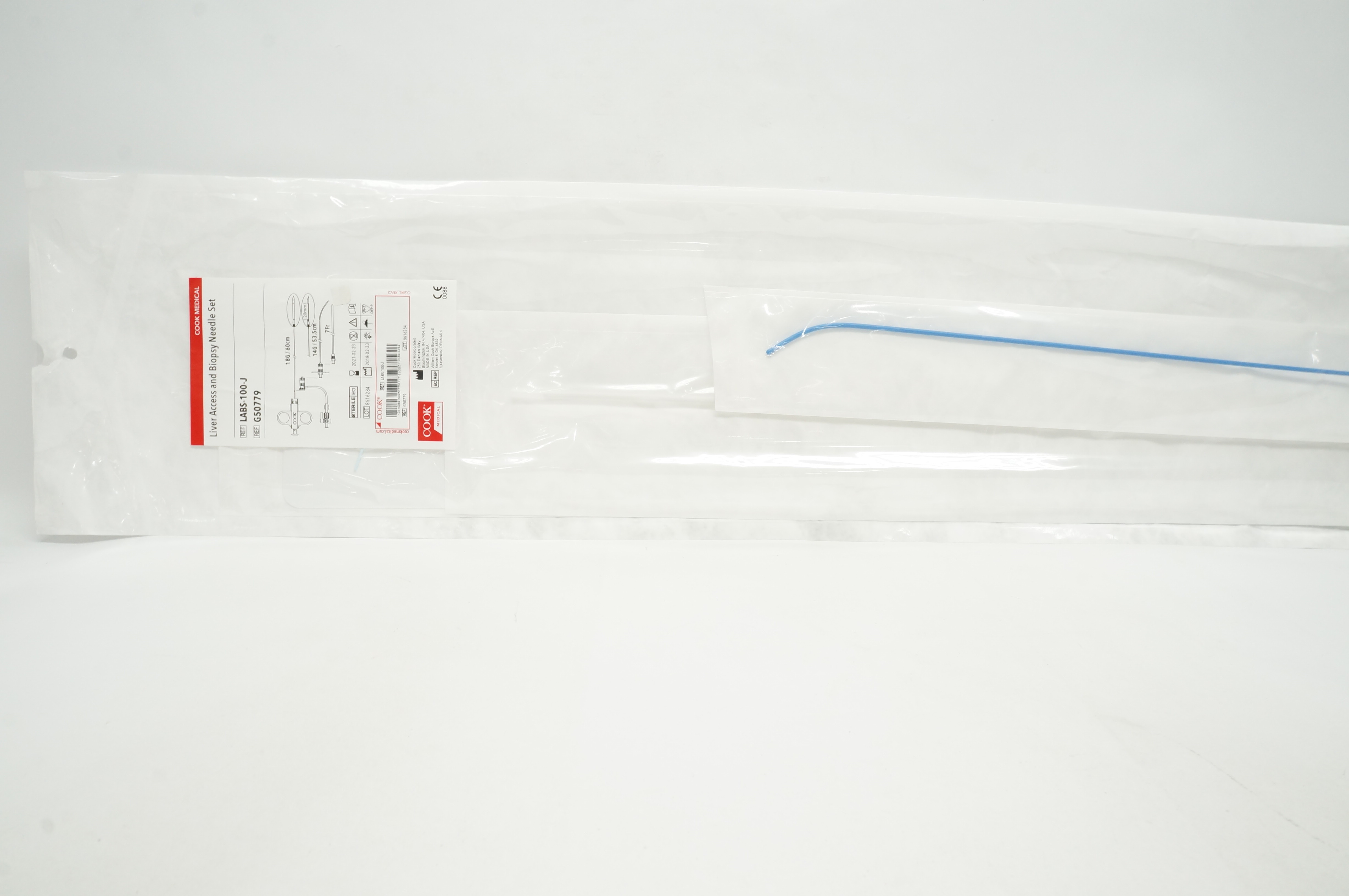 Cook Medical G50779 Liver Access And Biopsy Ndle Set 18 Gauge 60 cm Length (x)