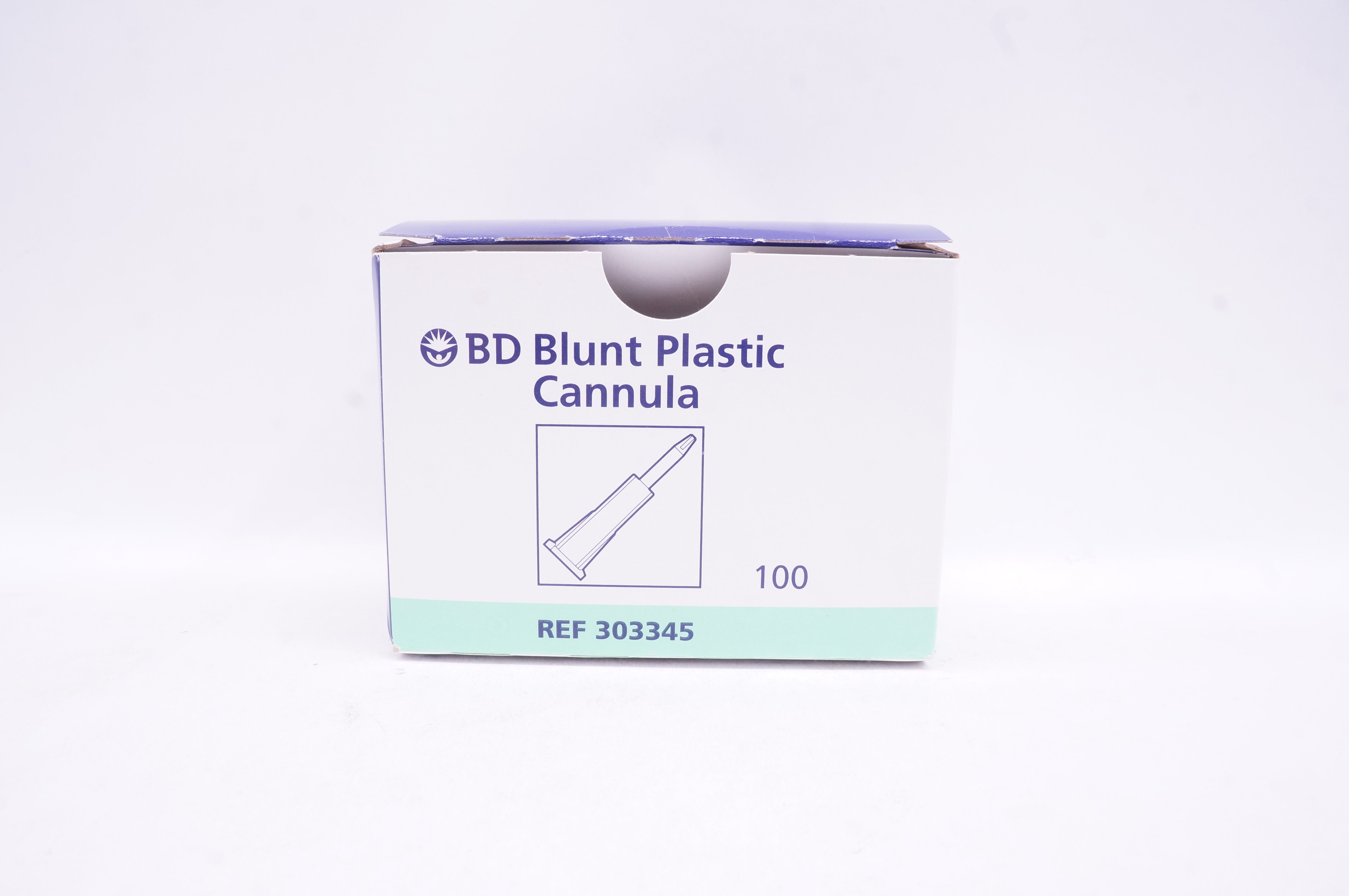 BD 303345 Blunt Plastic Cannula - Box of 40 (x)