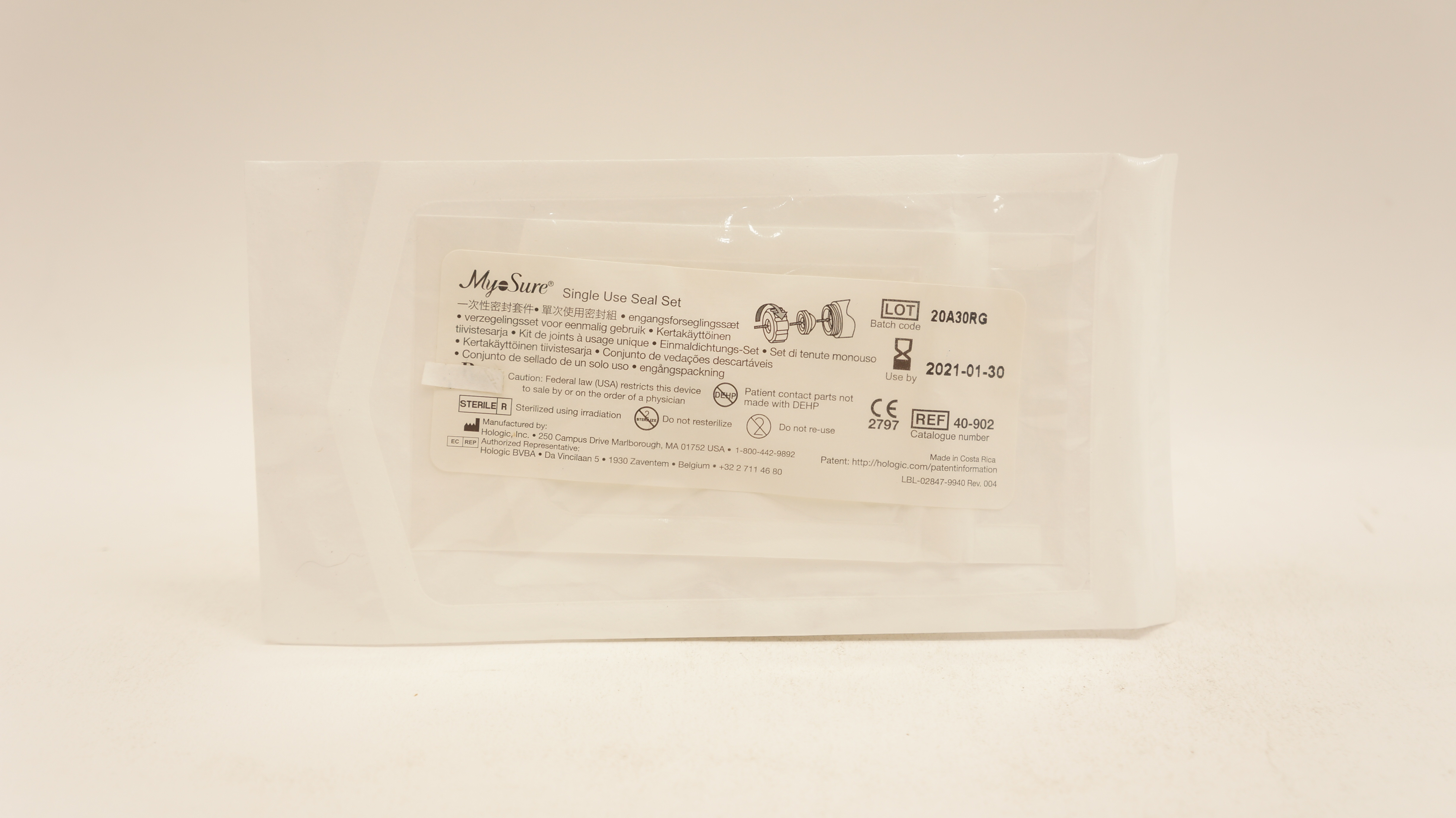 Hologic 40902 MyoSure Single Use Seal Set (x)