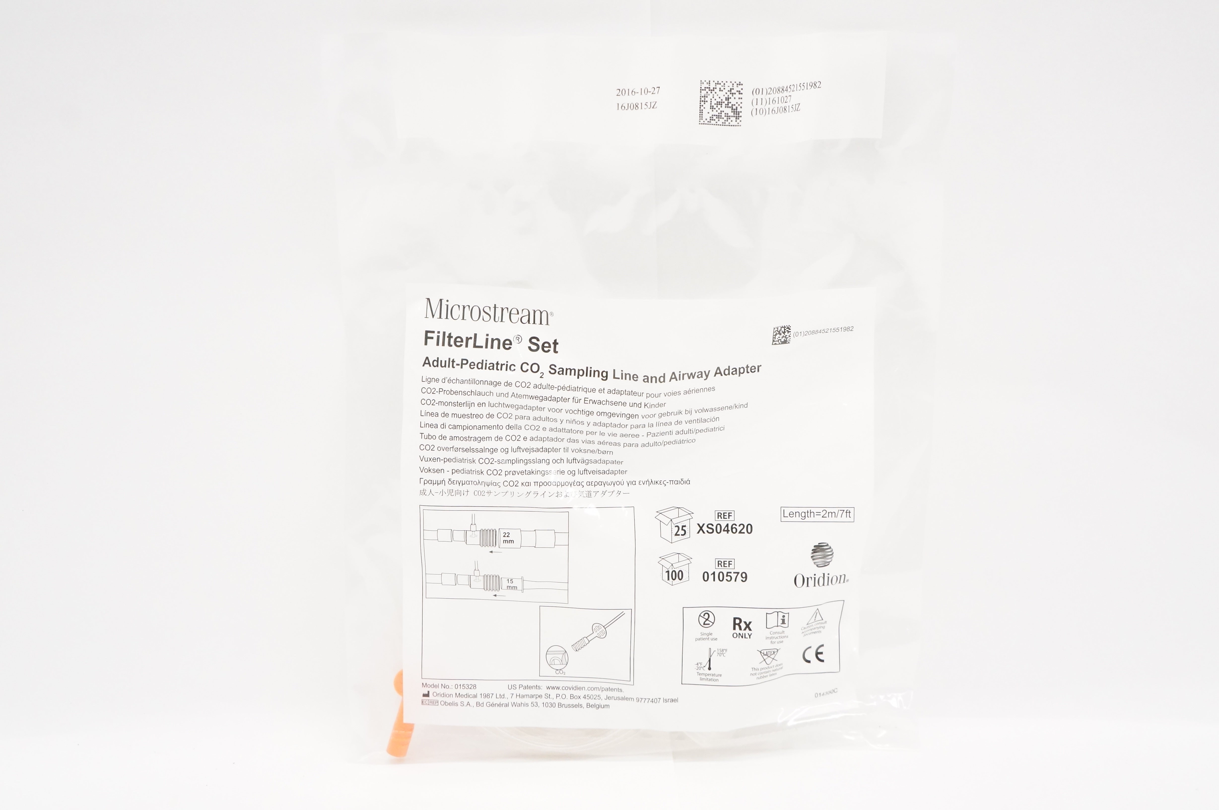 Filter Line Set Oridion Medical 015328 Microstream FilterLine Set 7ft (x)
