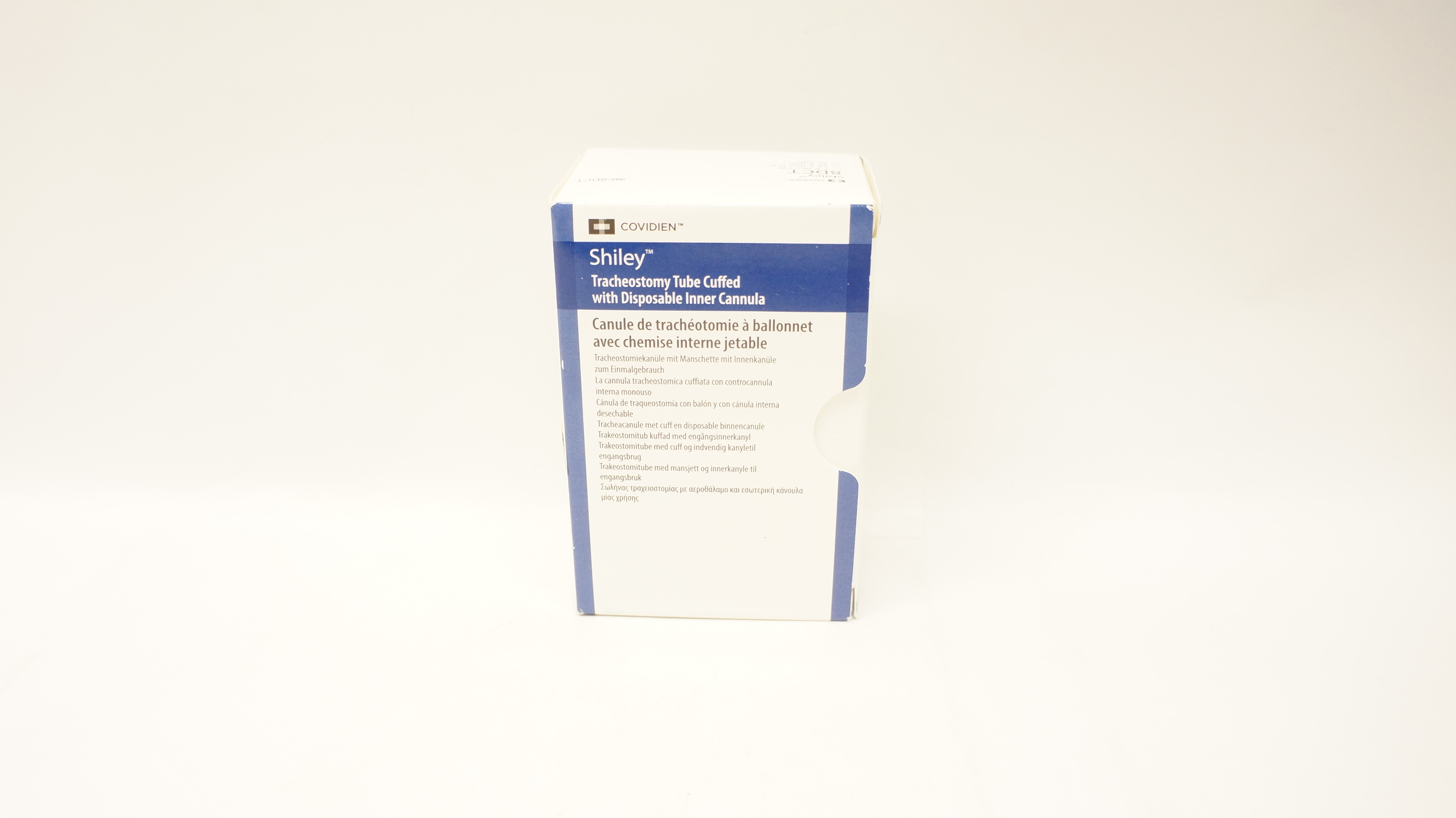 Covidien 8DCT Shiley Tracheostomy Tube Cuffed 7.6 ID x 12.2 OD x 27.0 x 79mm (x)