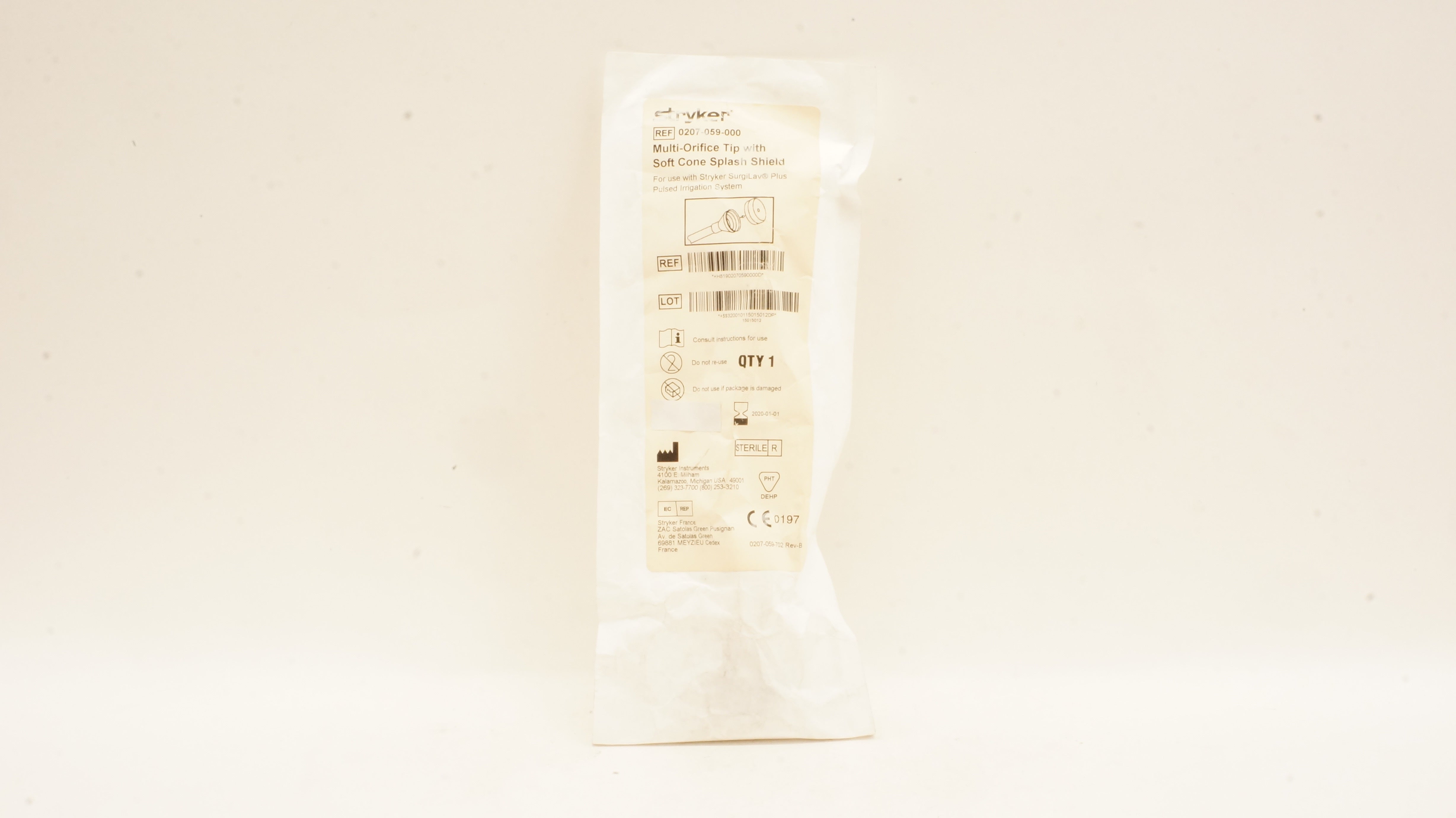 Stryker 0207-059-000 Multi-Orifice Tip with Soft Cone Splash Shield (x)