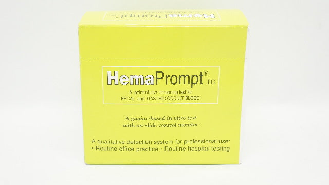 Hema Prompt 9007799 FG Screening Test for Fecal&Gastric Occult Blood(x)-Box of 6