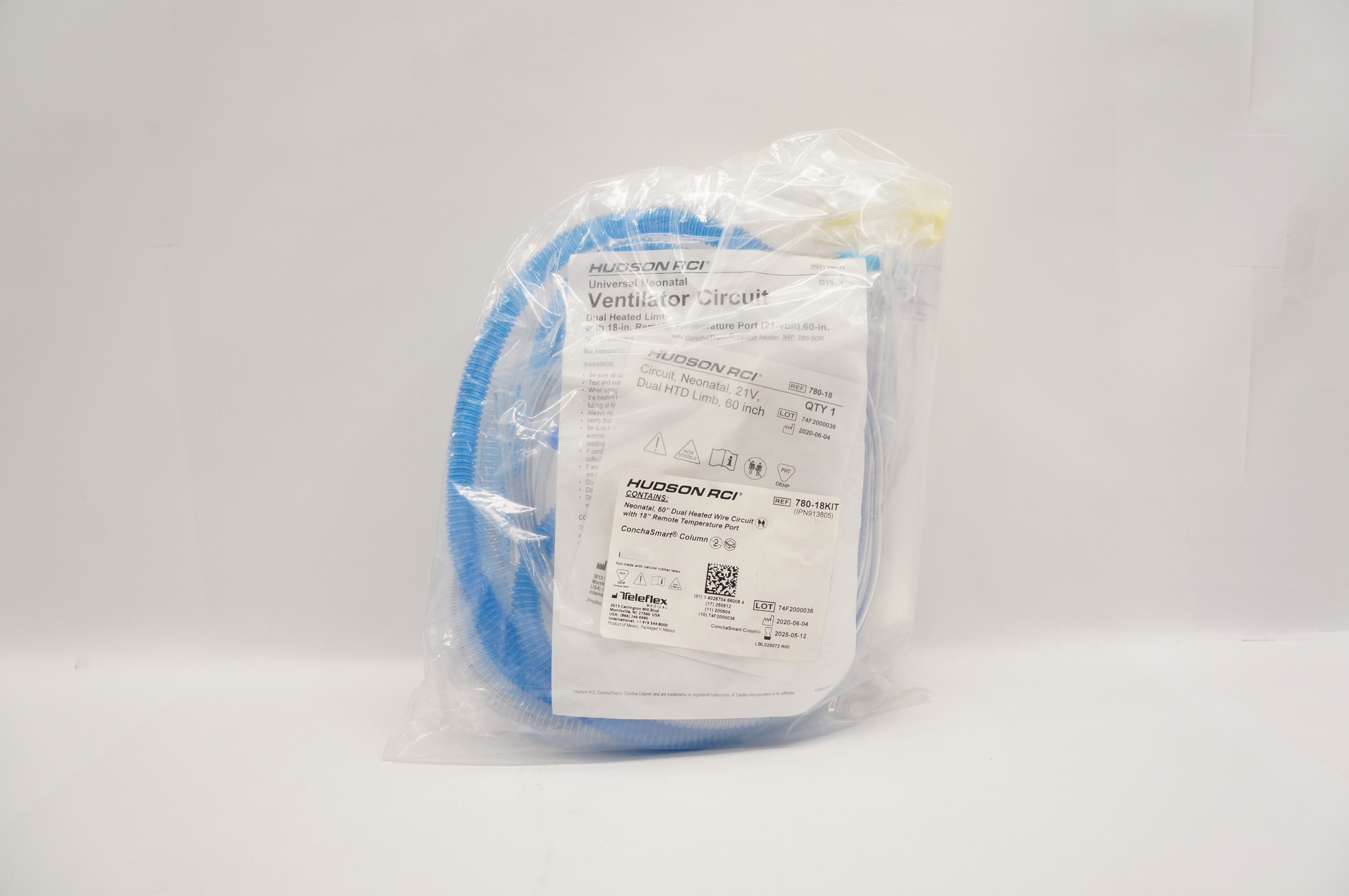Teleflex 780-18KIT Hudson RCI Neonatal Dual Heated Wire Circuit 60inch