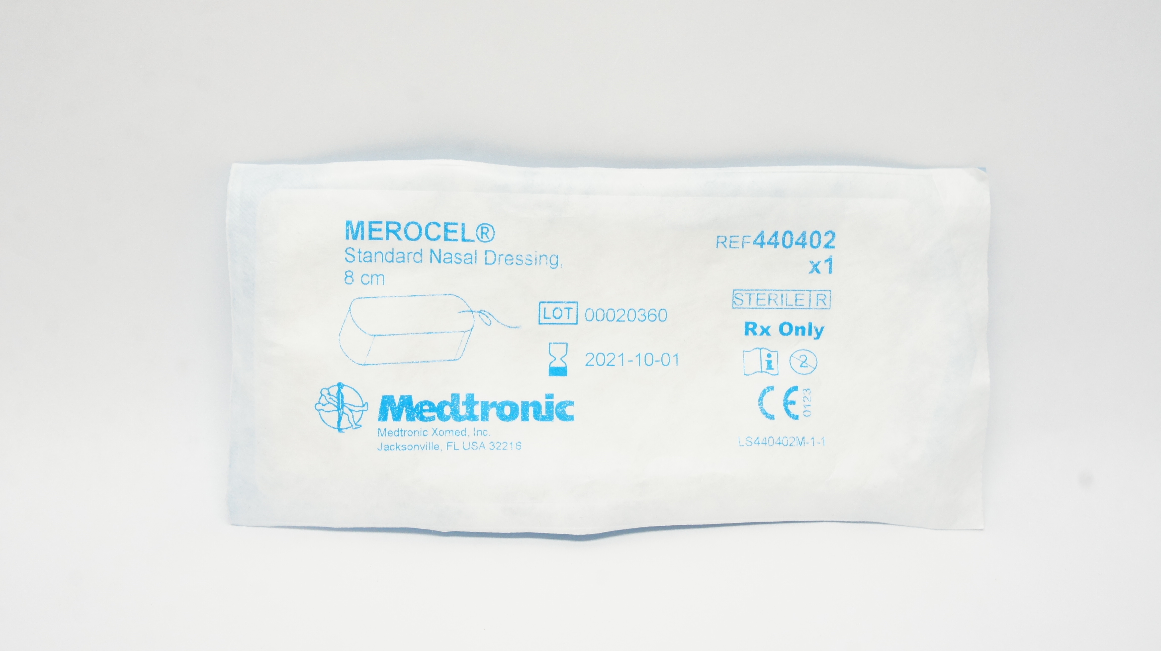 Medtronic 440402 MEROCEL Standard Nasal Dressing 8cm (x)