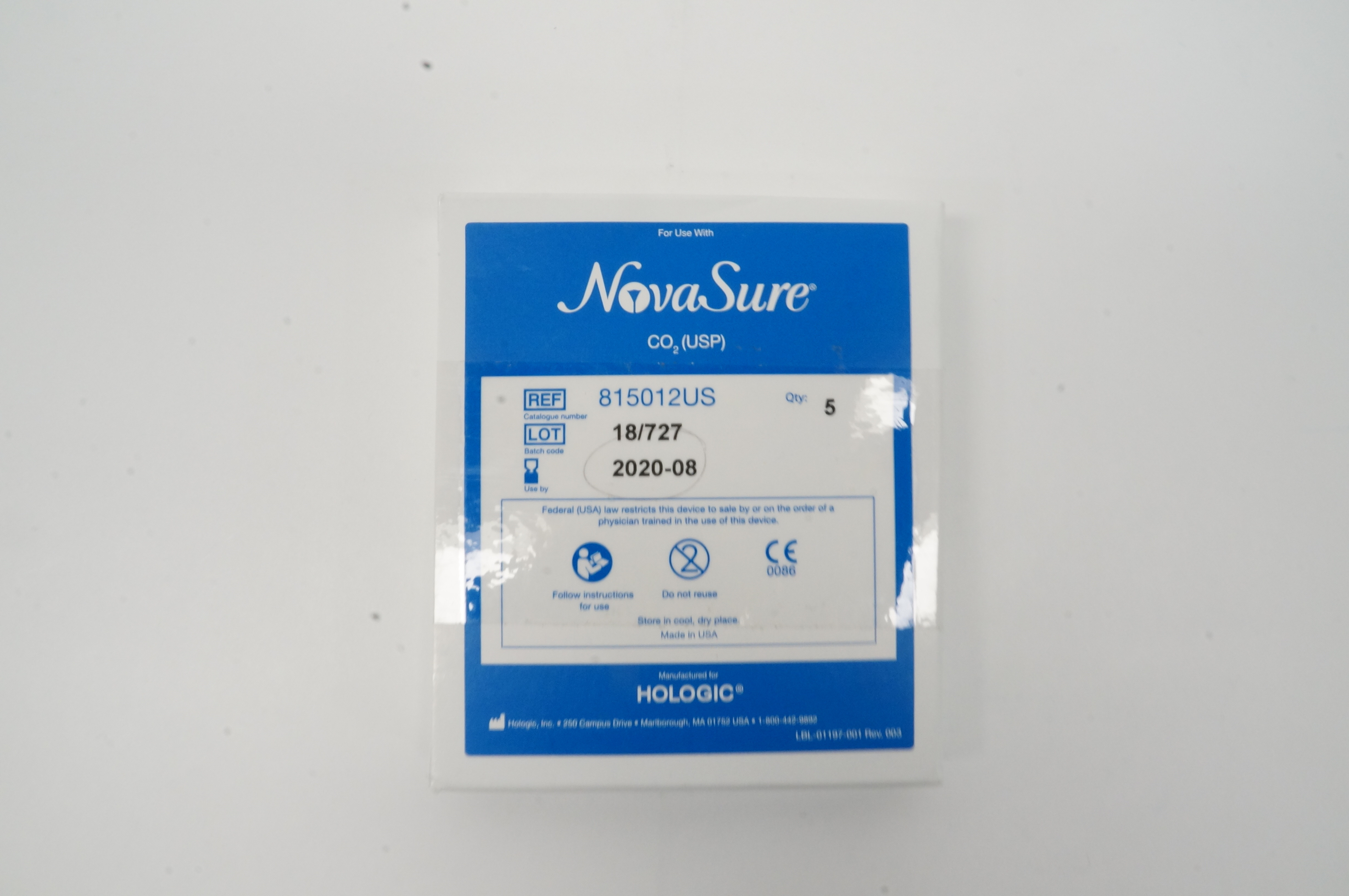 Hologic 815012US NovaSure CO2 USP (x) - Box of 5
