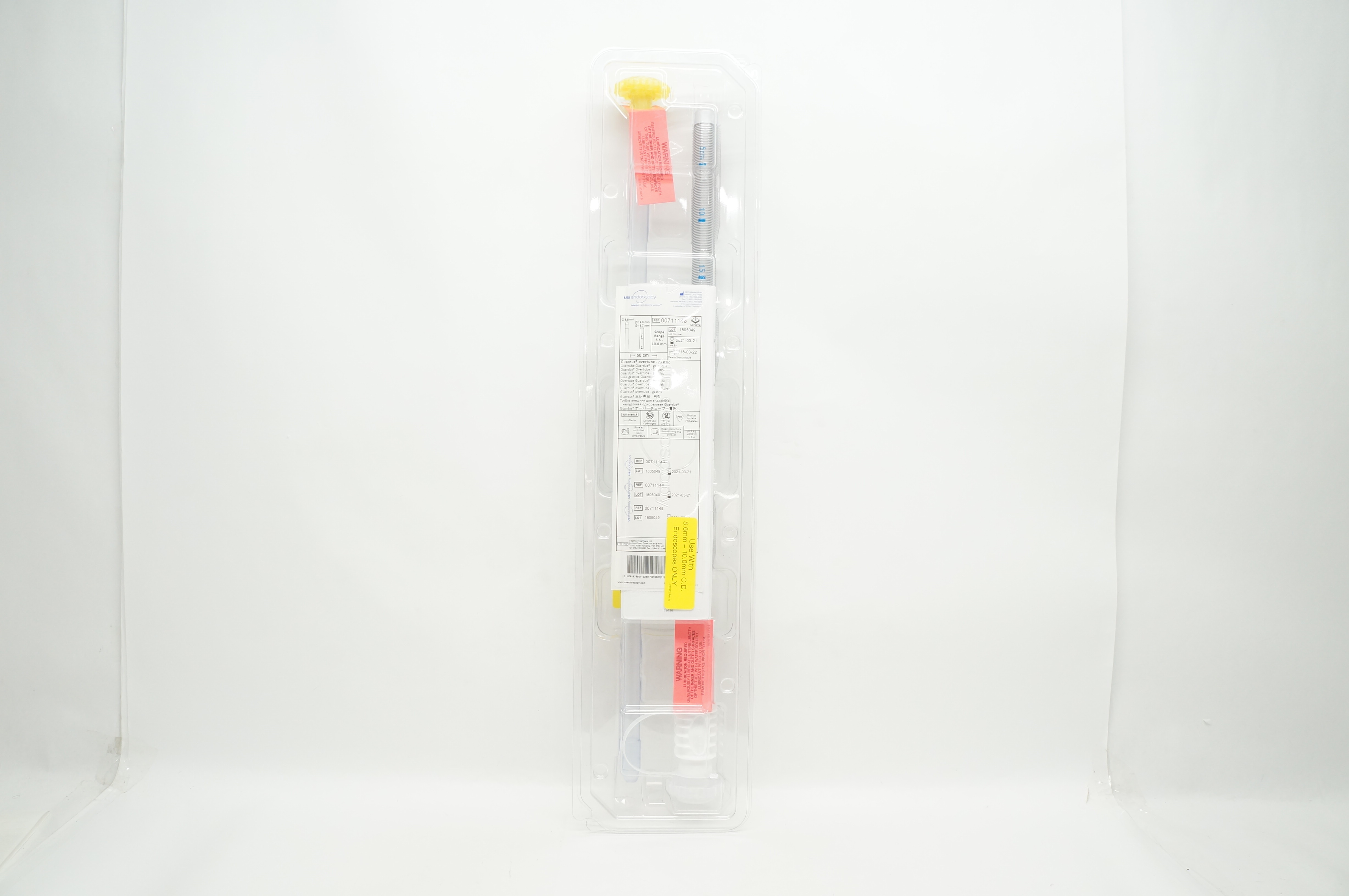 US Endoscopy 00711148 Guardus Overtube Gastric 50cm Box of 3