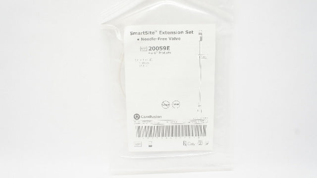 CareFusion 20059E SmartSite Extension Set Ndle-Free Valve
