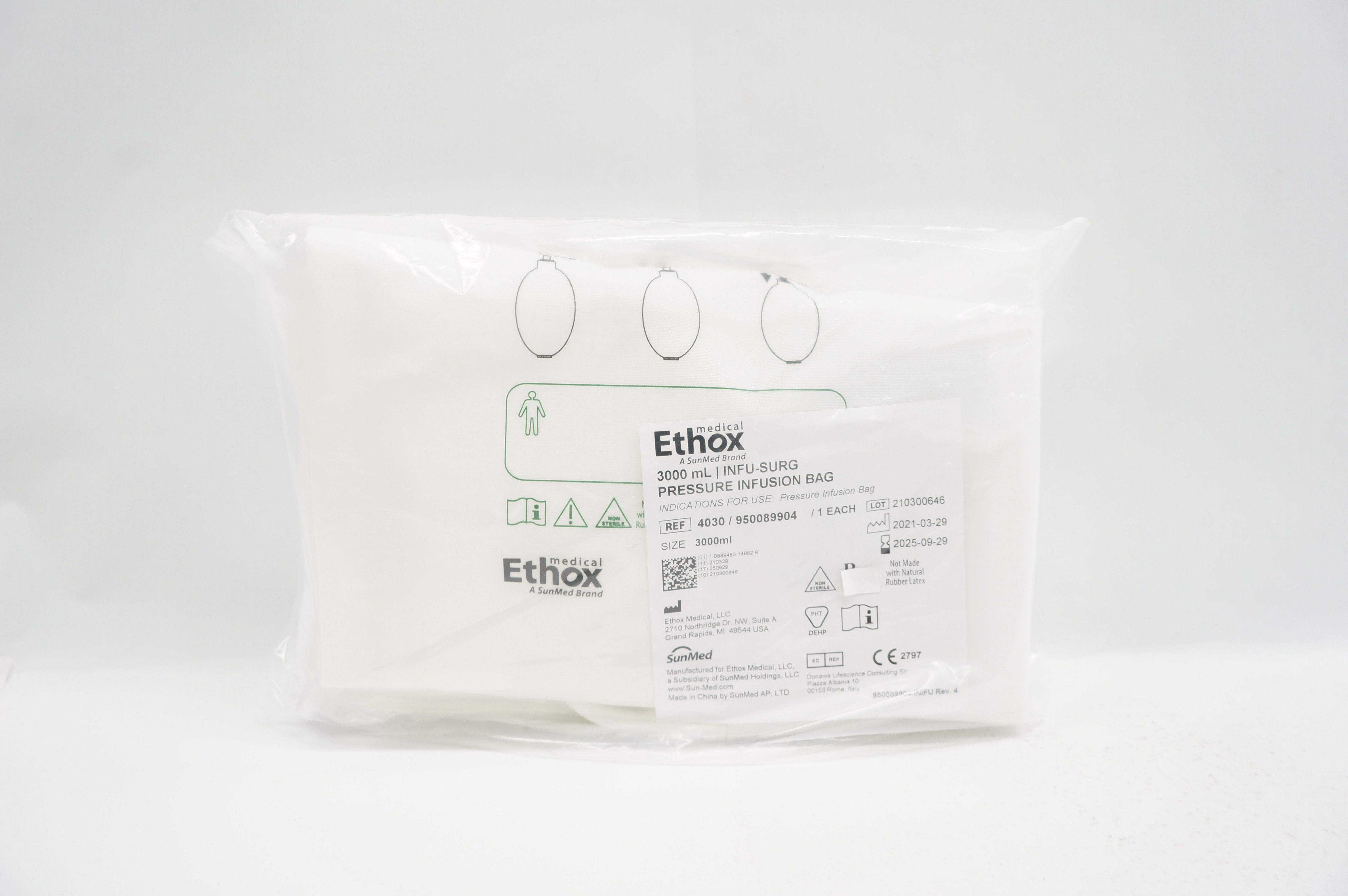 Ethox Medical 4030 / 950089904 Infu-Surg Pressure Infusion Bag 3000mL