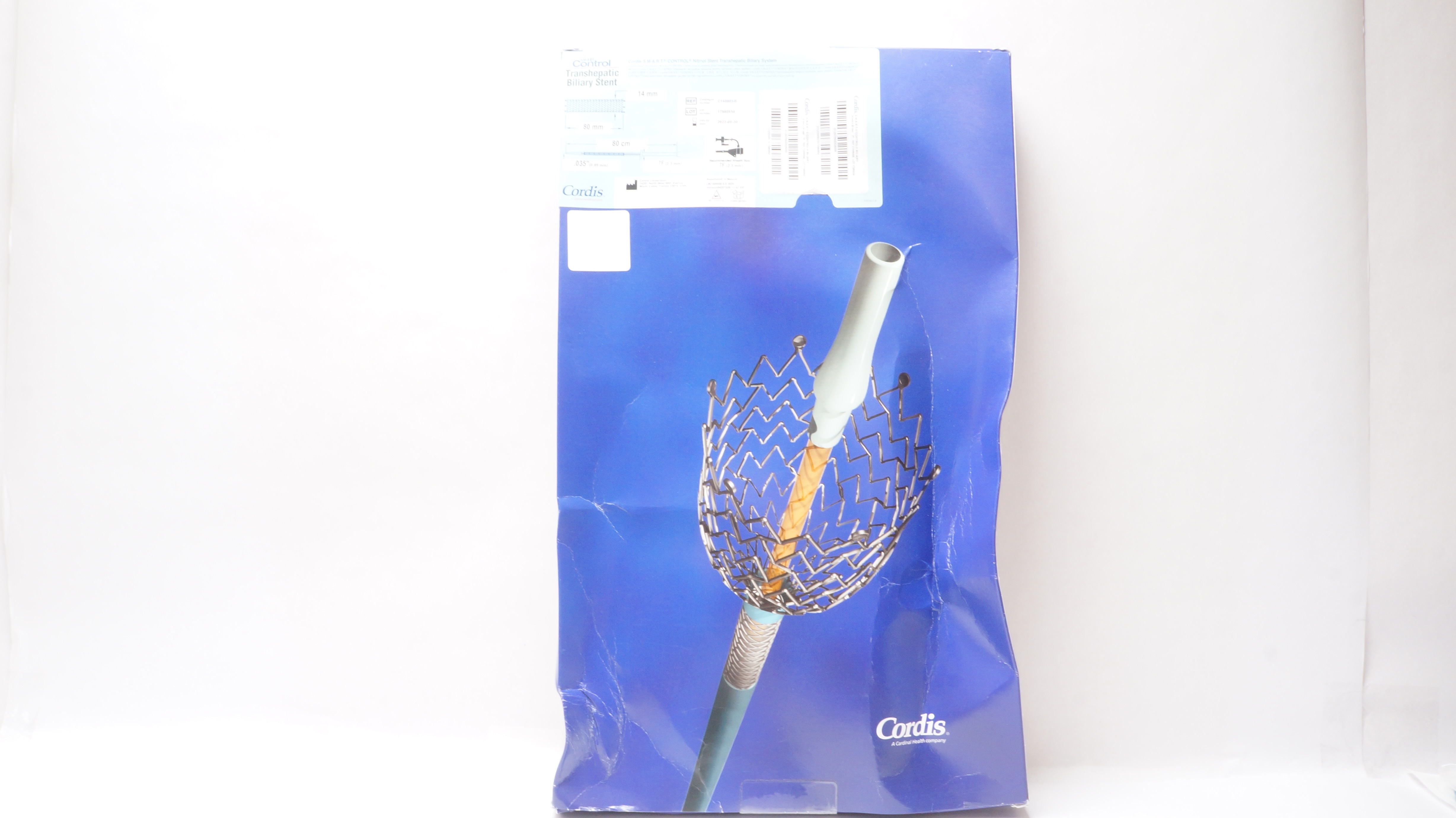 Cordis C14080SB Smart Control Transhepatic Biliary Stent 7F x 035In x 80cm (x)