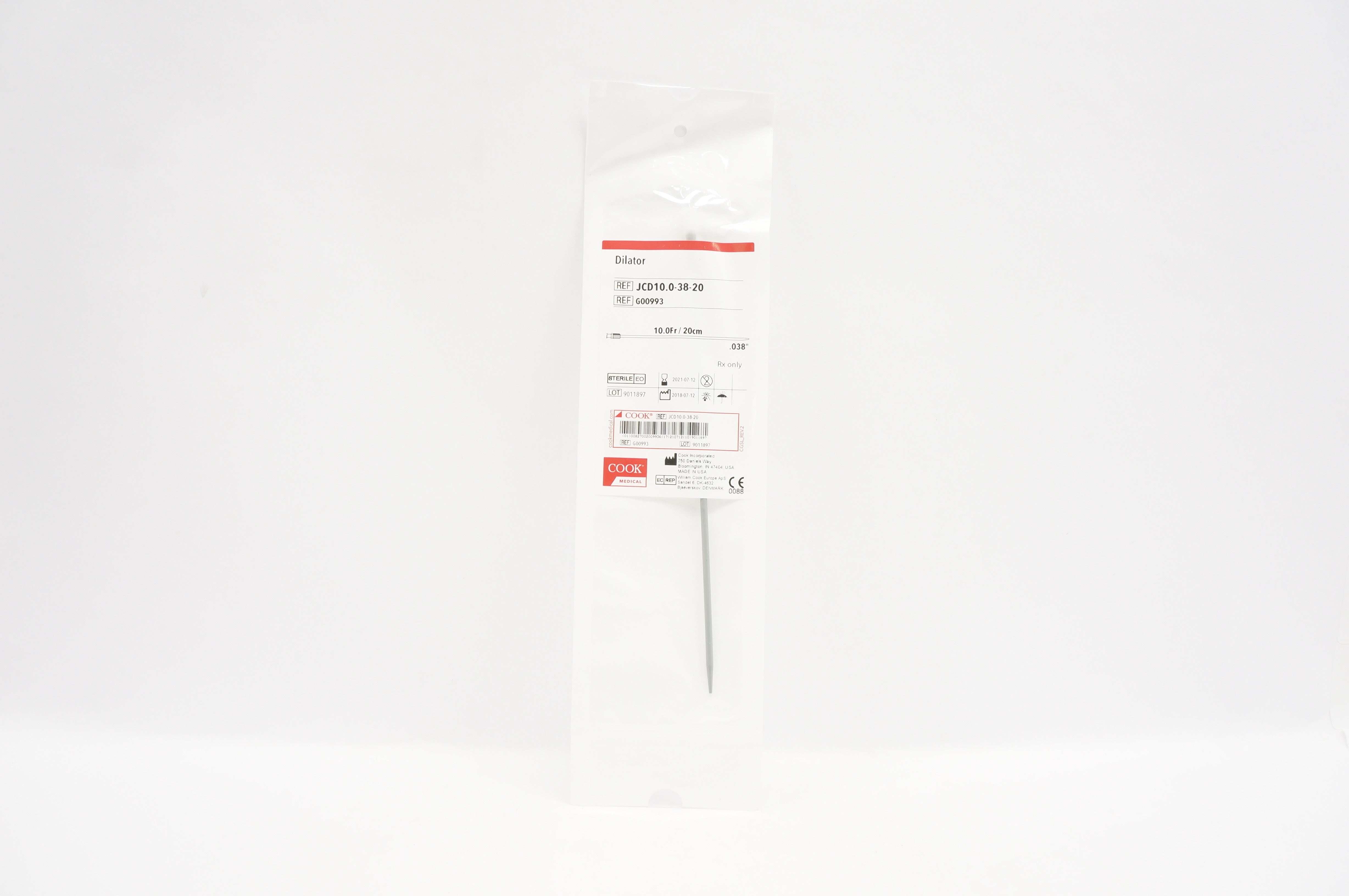 Cook Medical G00993 Dilator 10.0Fr 20cm (x)