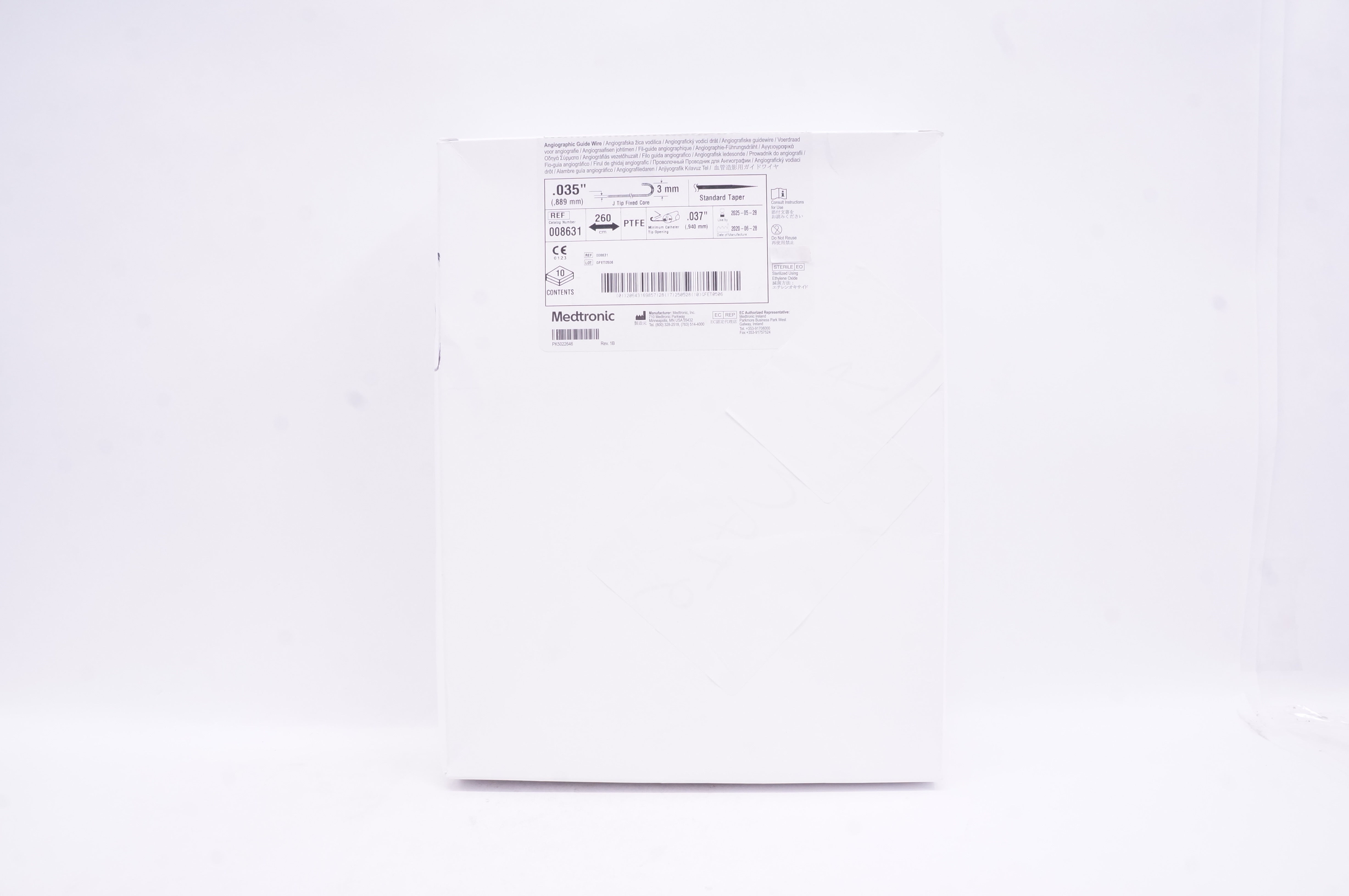 Medtronic 008631 Exchange Guide Wires .035inch - Box of 10