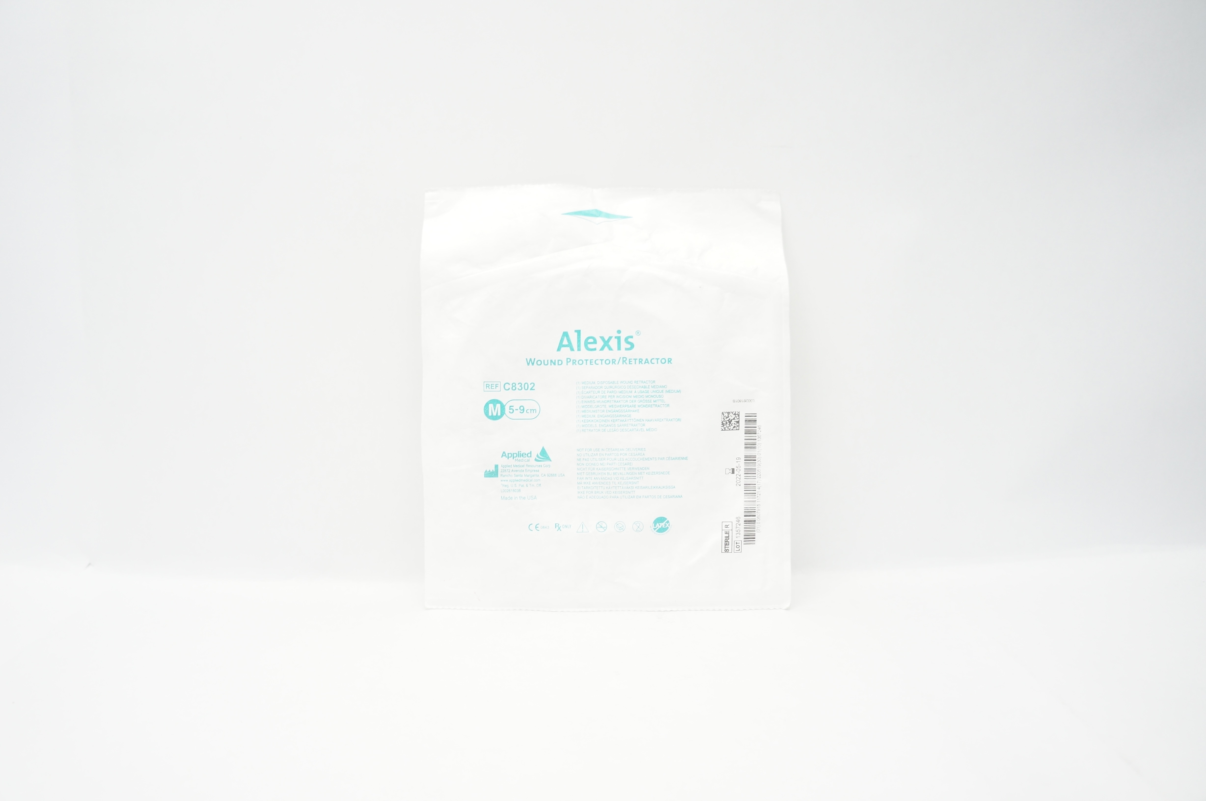 Applied Medical C8302 Alexis Wound Protector/Retractor 5-9cm, Medium (x)