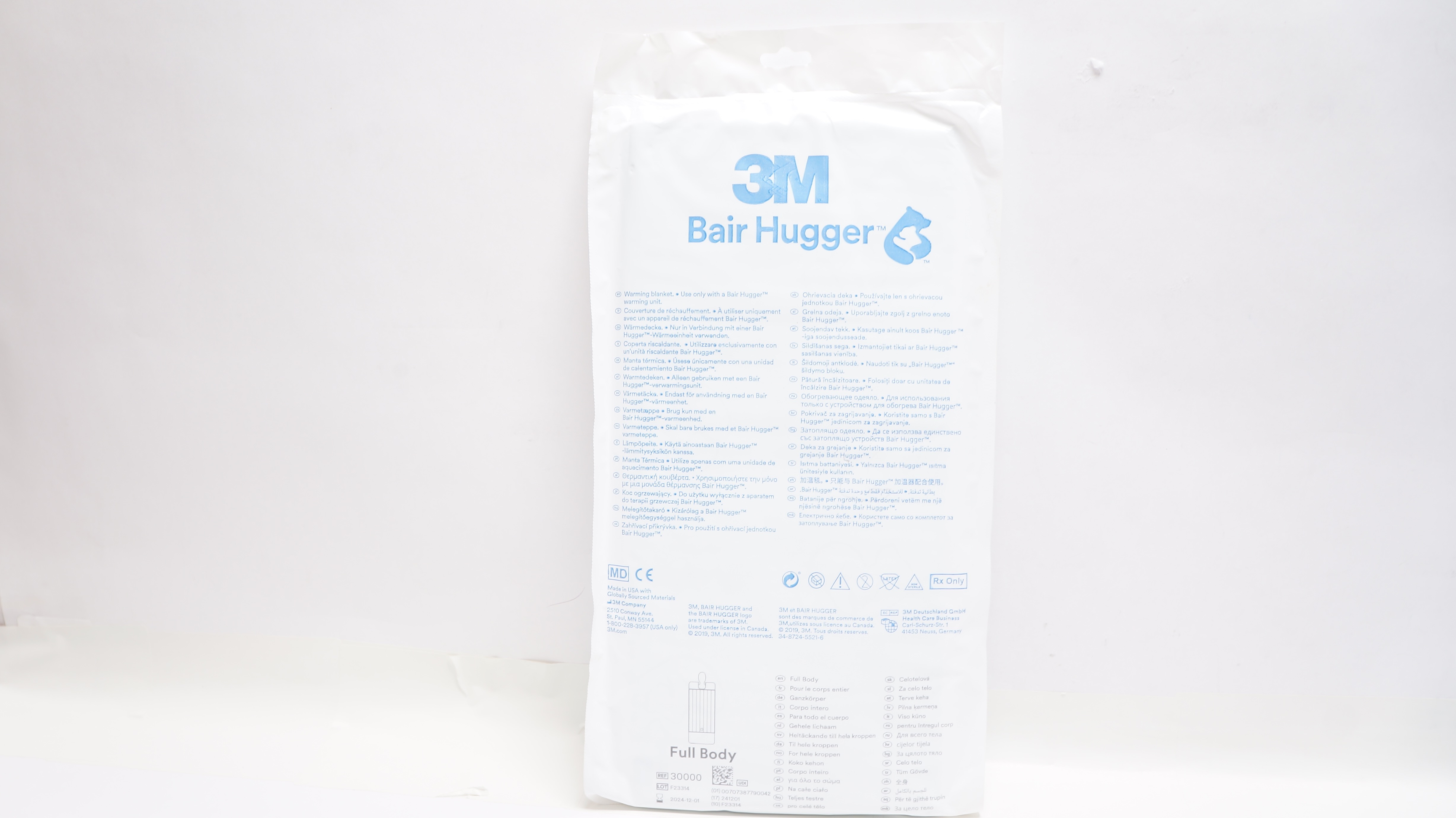 3M 30000 Bair Hugger Adult Full Body Underbody Warming Blanket
