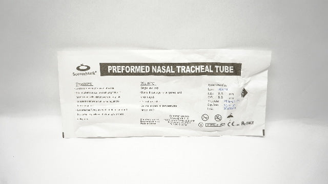 SourceMark M06650 Preformed Nasal Tracheal Tube 6.5mm ID x 8.8mm OD (x)