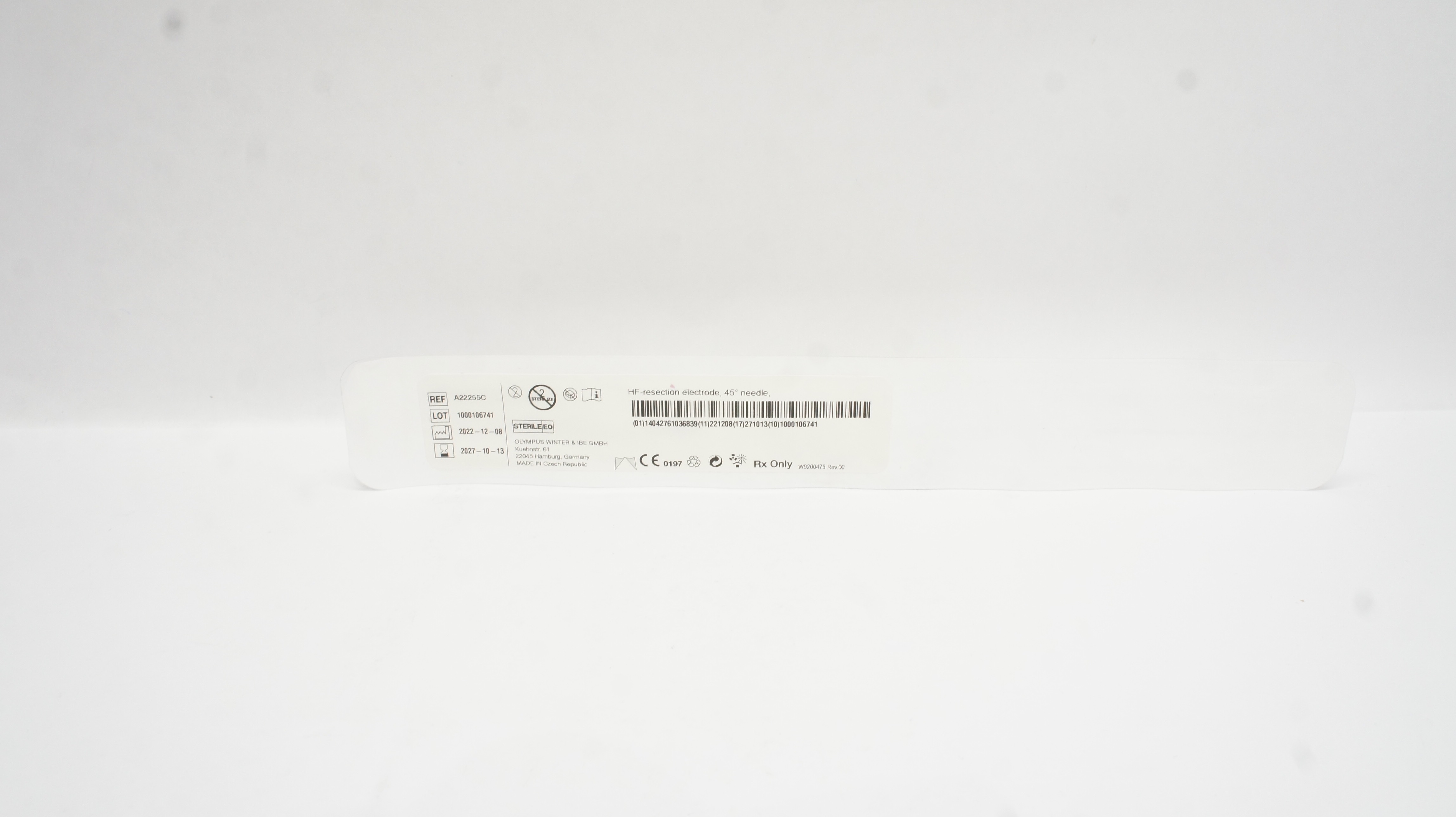 Olympus Winter & IBE A22255C HF Resection Electrode 45degree Needle