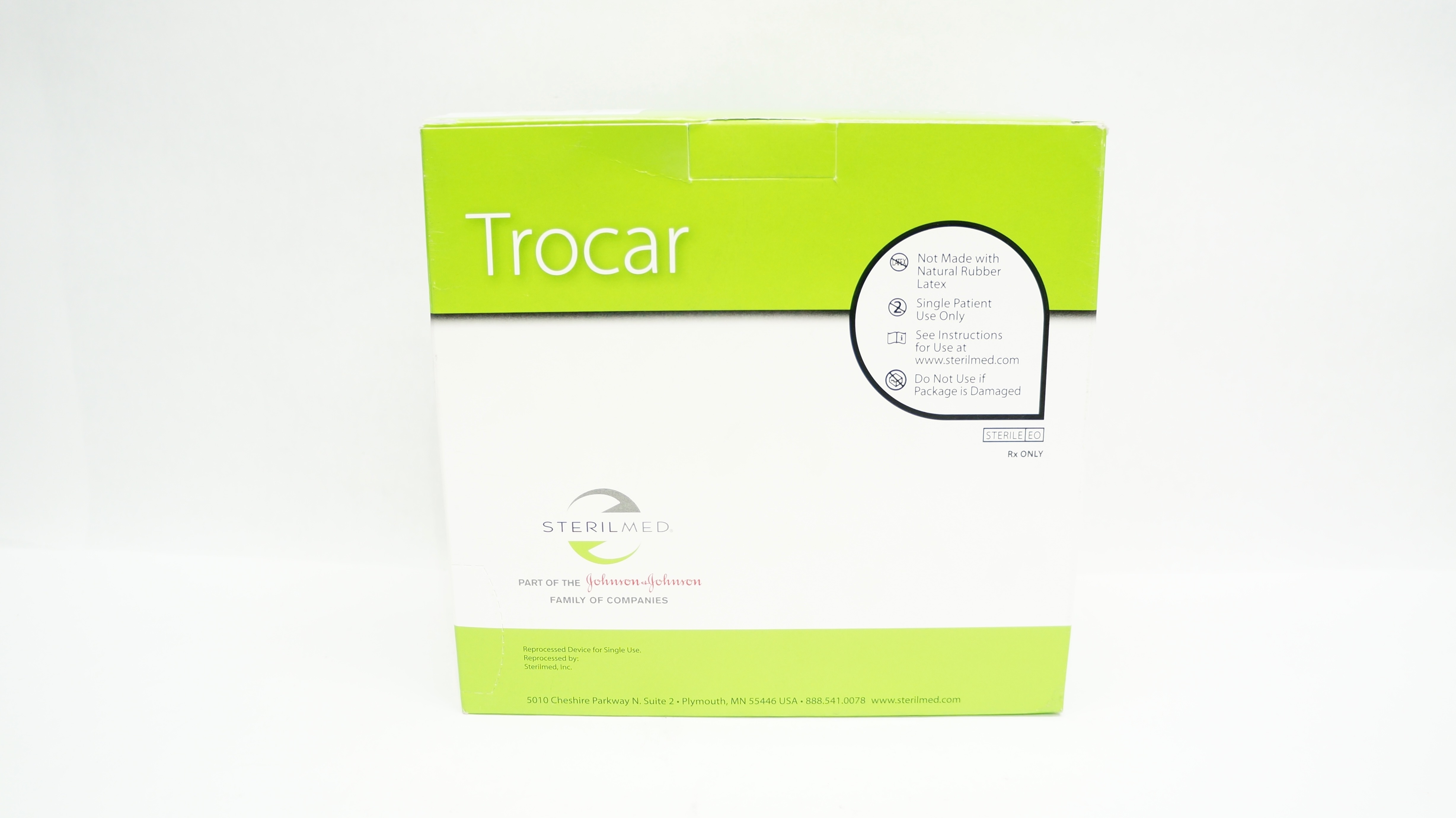 Ethicon ETH2B5LT6 Endopath Xcel Trocar W/Stability Sleeve 5x100mm (x