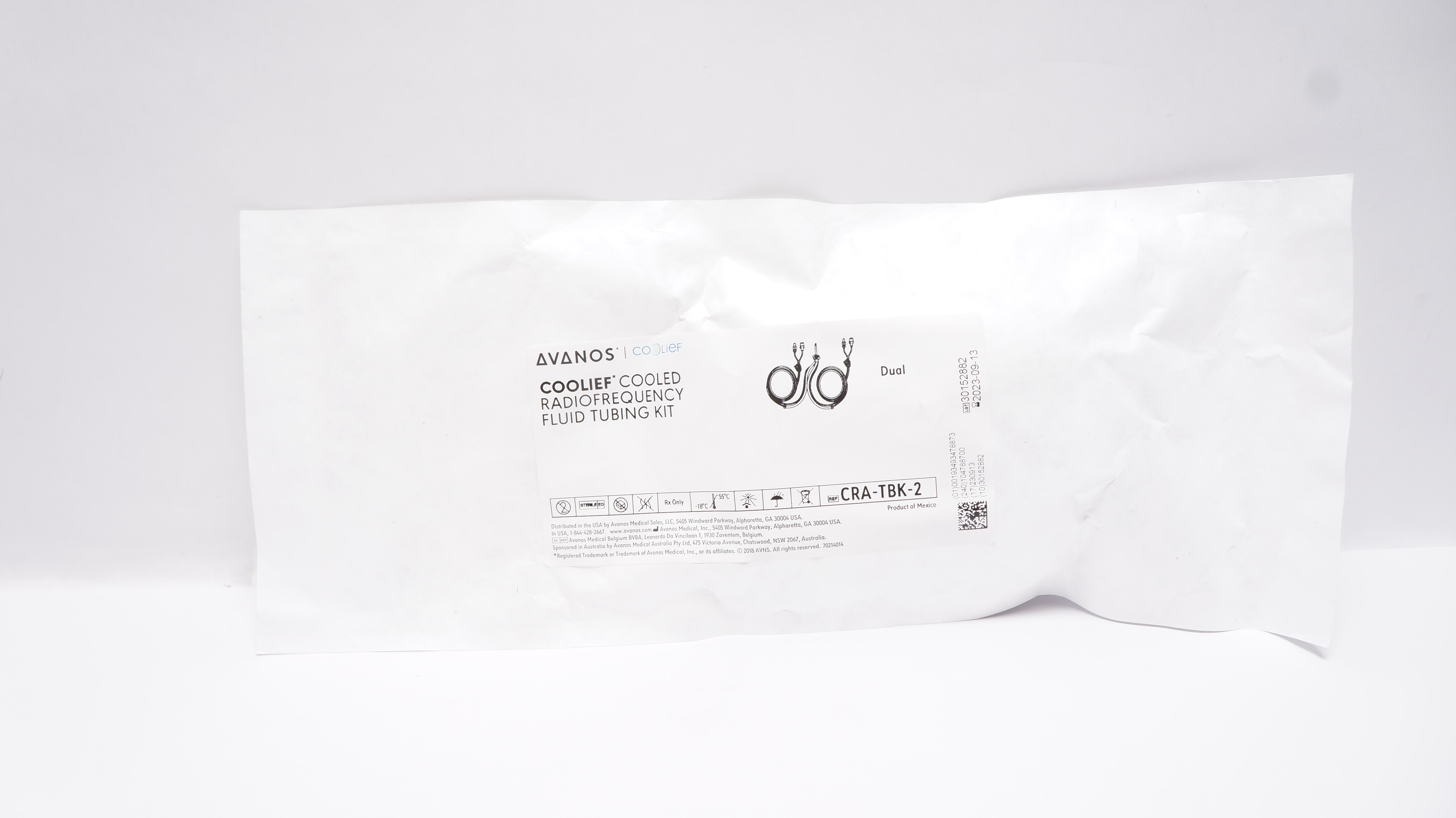 Avanos CRA-TBK-2 Coolief Cooled Radiofrequency Fluid Tubing Kit (x)