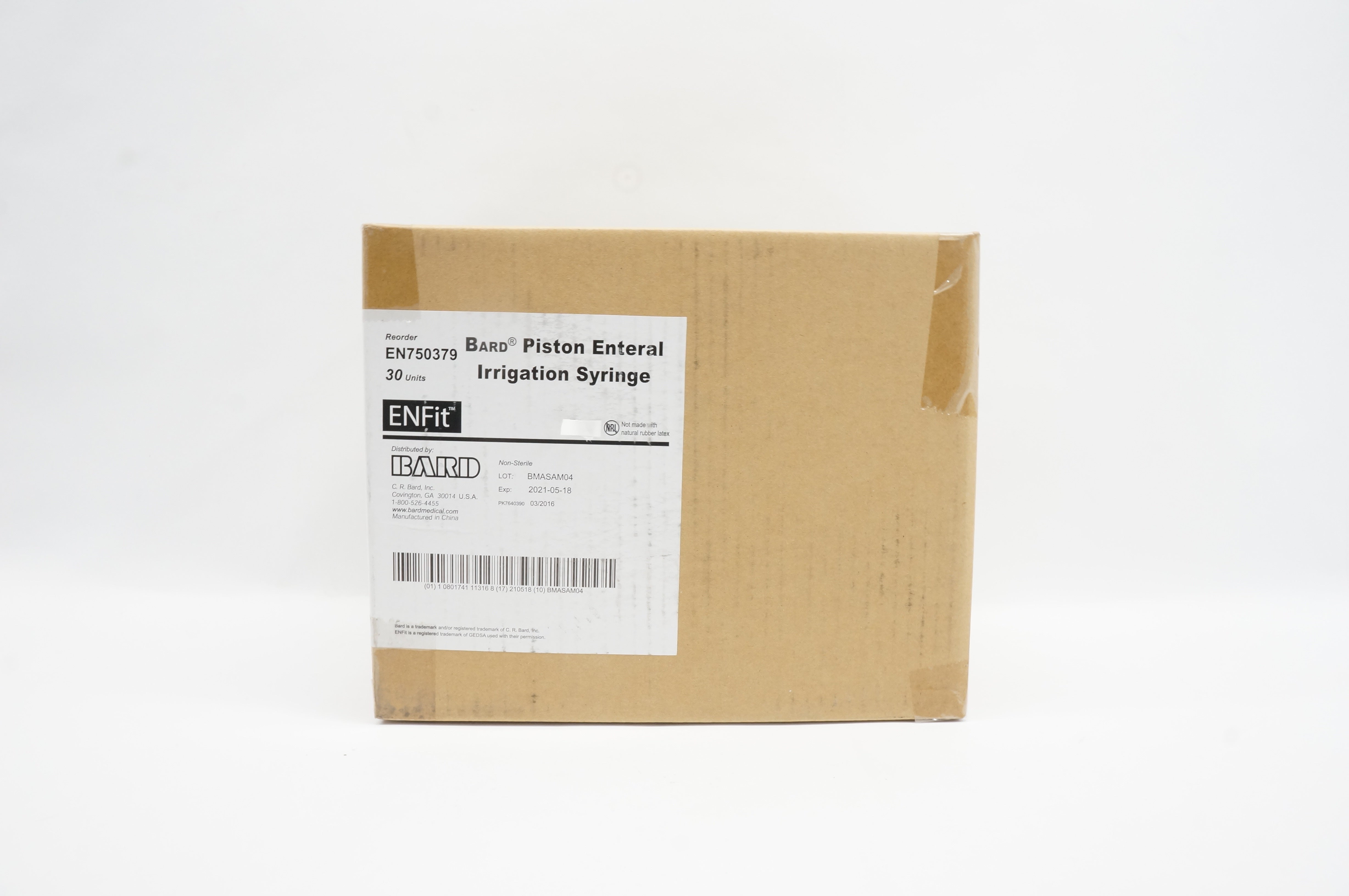 Bard EN750379 ENFit Pistol Enteral Irrigation  Syringe (x) - Case of 30