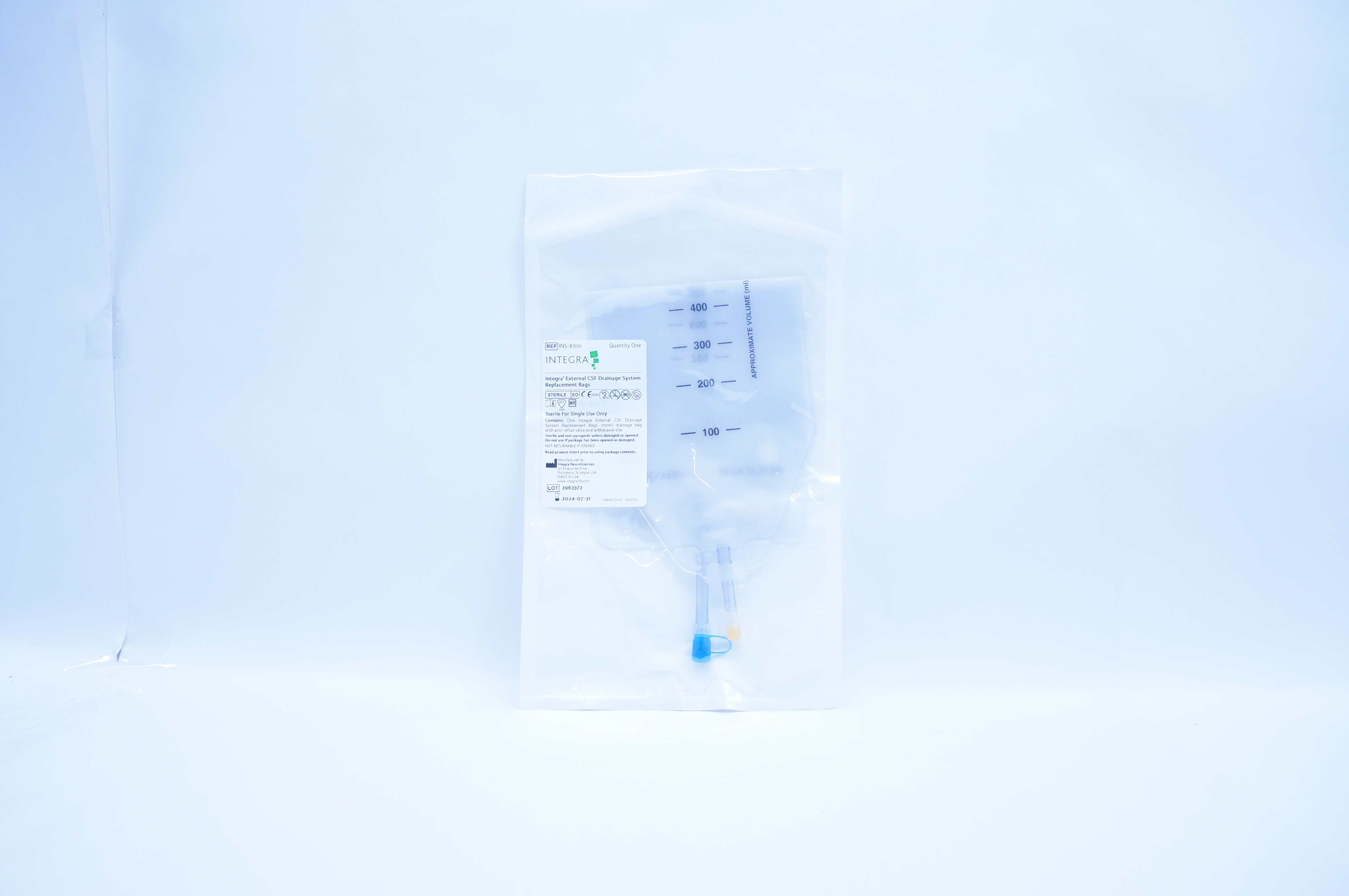 Integra INS-8700 External CSF Drainage System Replacement Bags