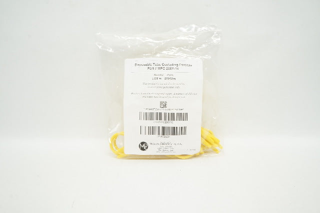 Molded Products MPC-200Y-10 Disposable Tube Occluding Forceps - Pack of 10