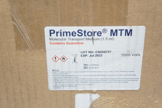 PrimeStore MTM LH-MTM-A PS-MTM-3 Molecular Transport M,1.5mL (x) - Box of 1000
