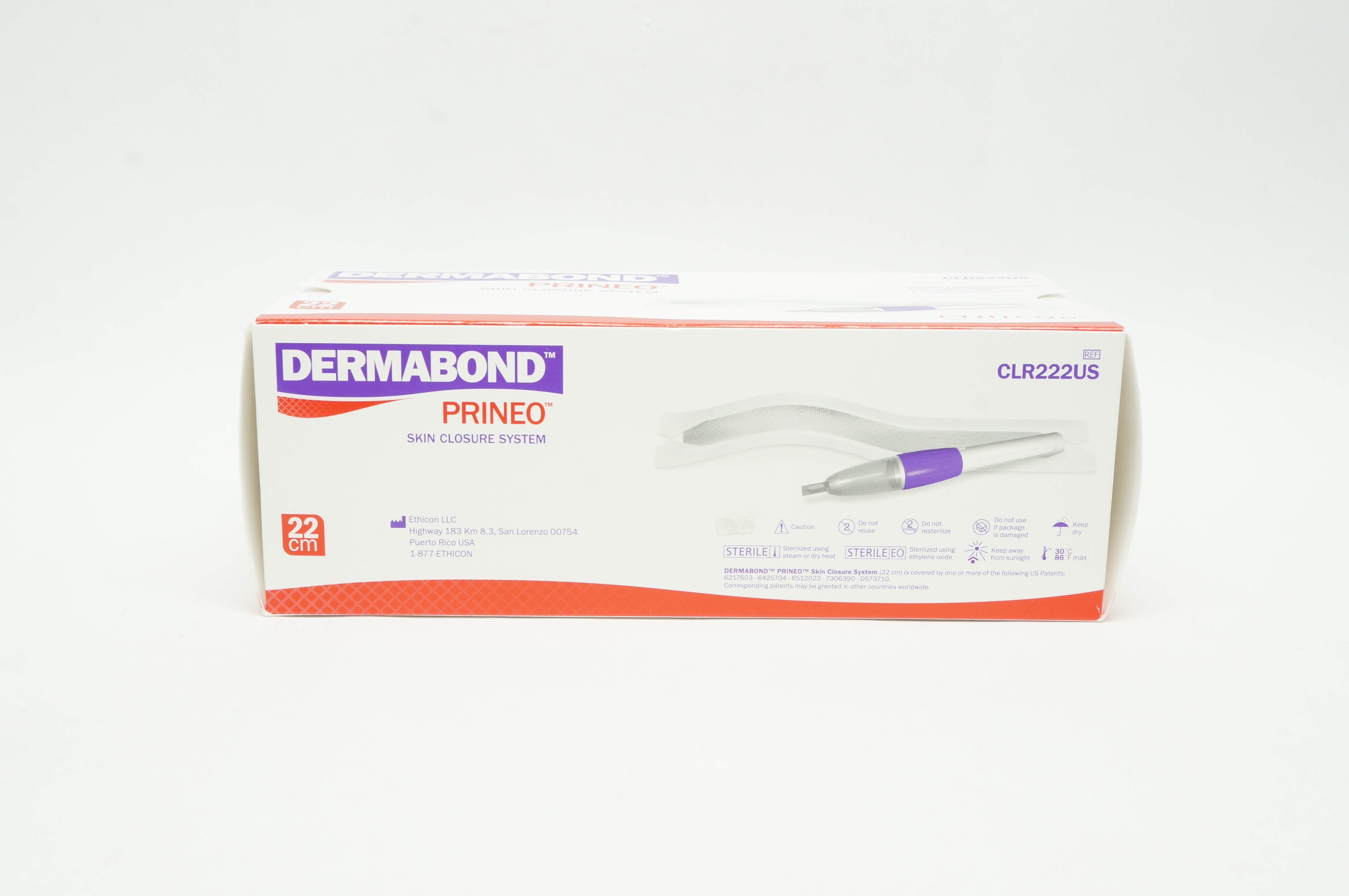Ethicon CLR222US Dermabond Prineo Skin Closure System 22cm (x)