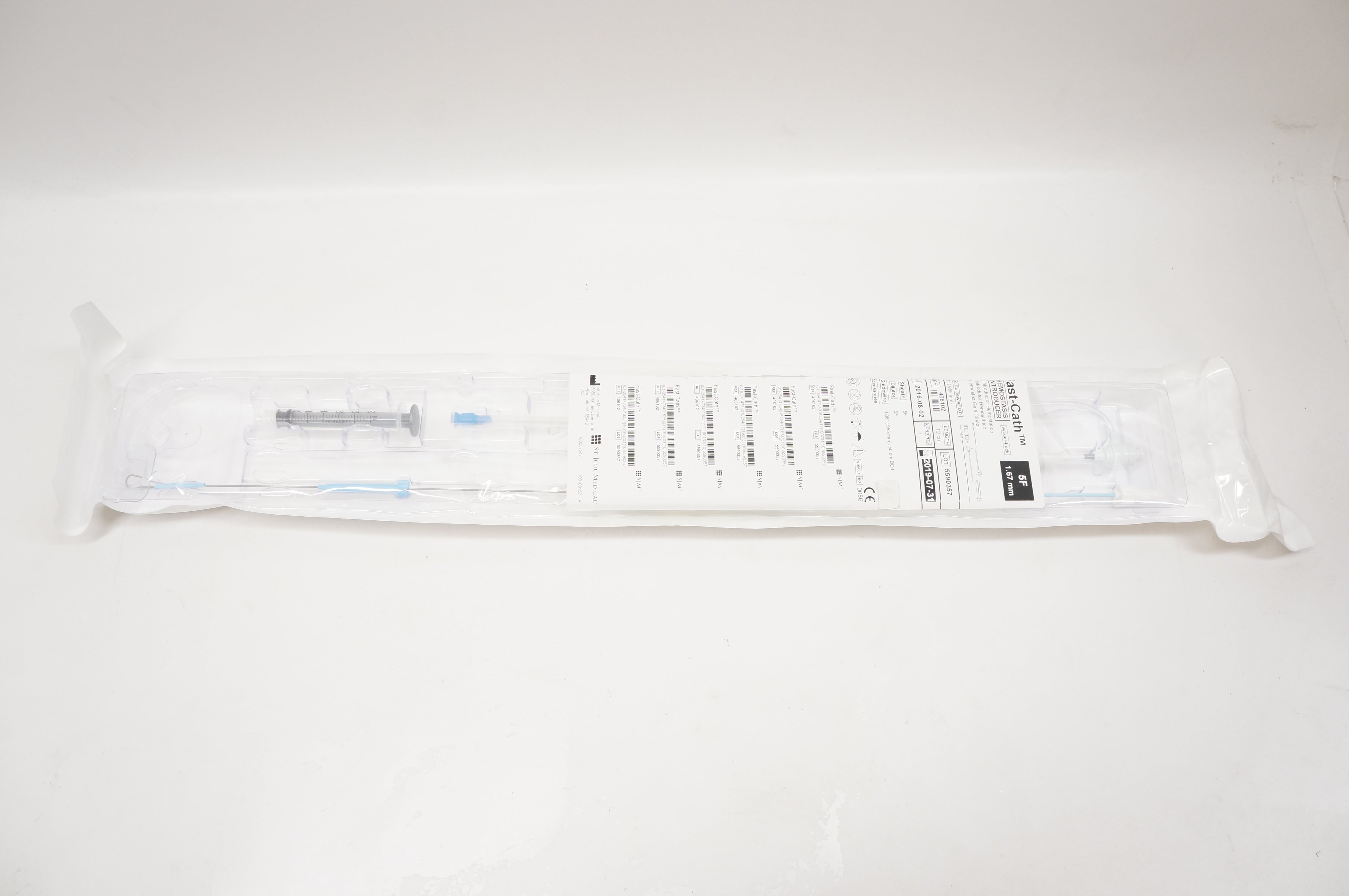 St. Jude Medical 406102 Fast-Cath Hemostasis Introducer 5F x 0.038inch (x)