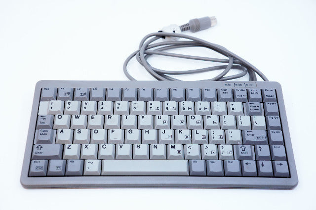 Ml4100 Cherry ML4100 Ultraslim Keyboard- Light Gray - US 83 Key Layout. USB & PS/2
