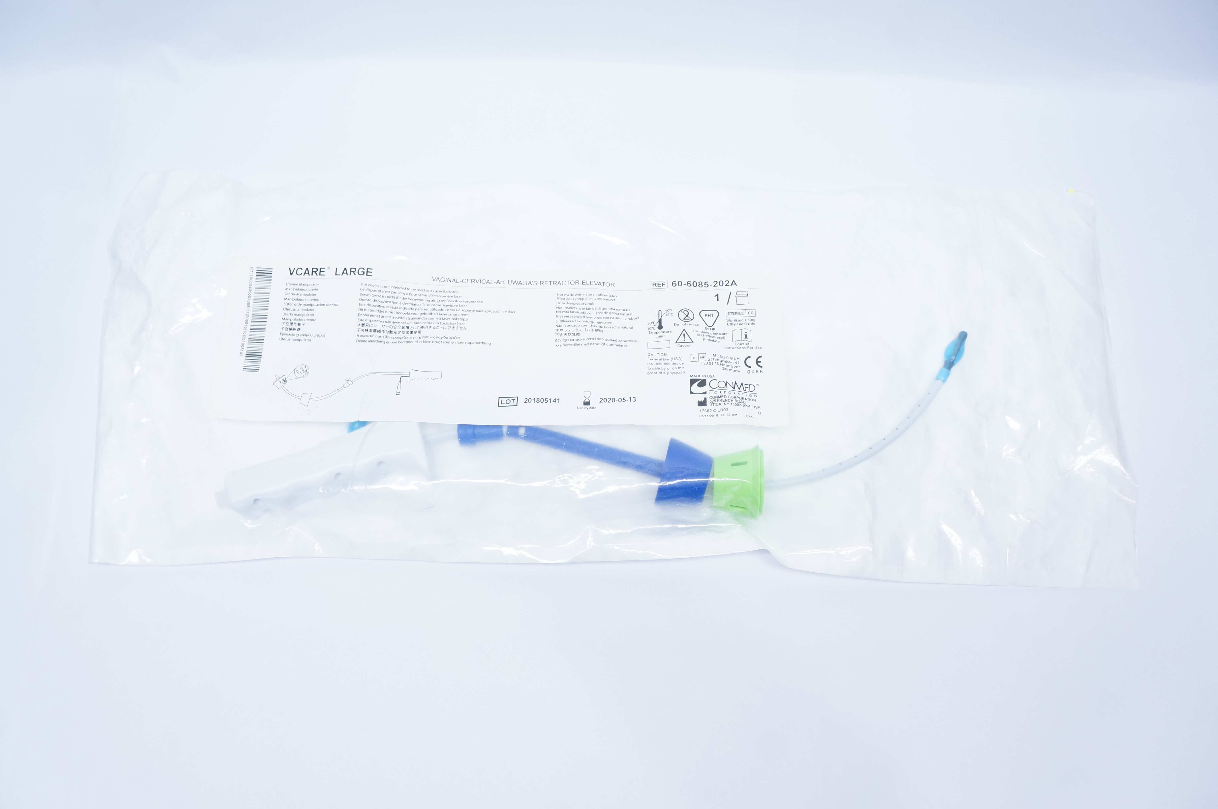 ConMed 606085202A Vcare Uterine Manipulator Large (x)